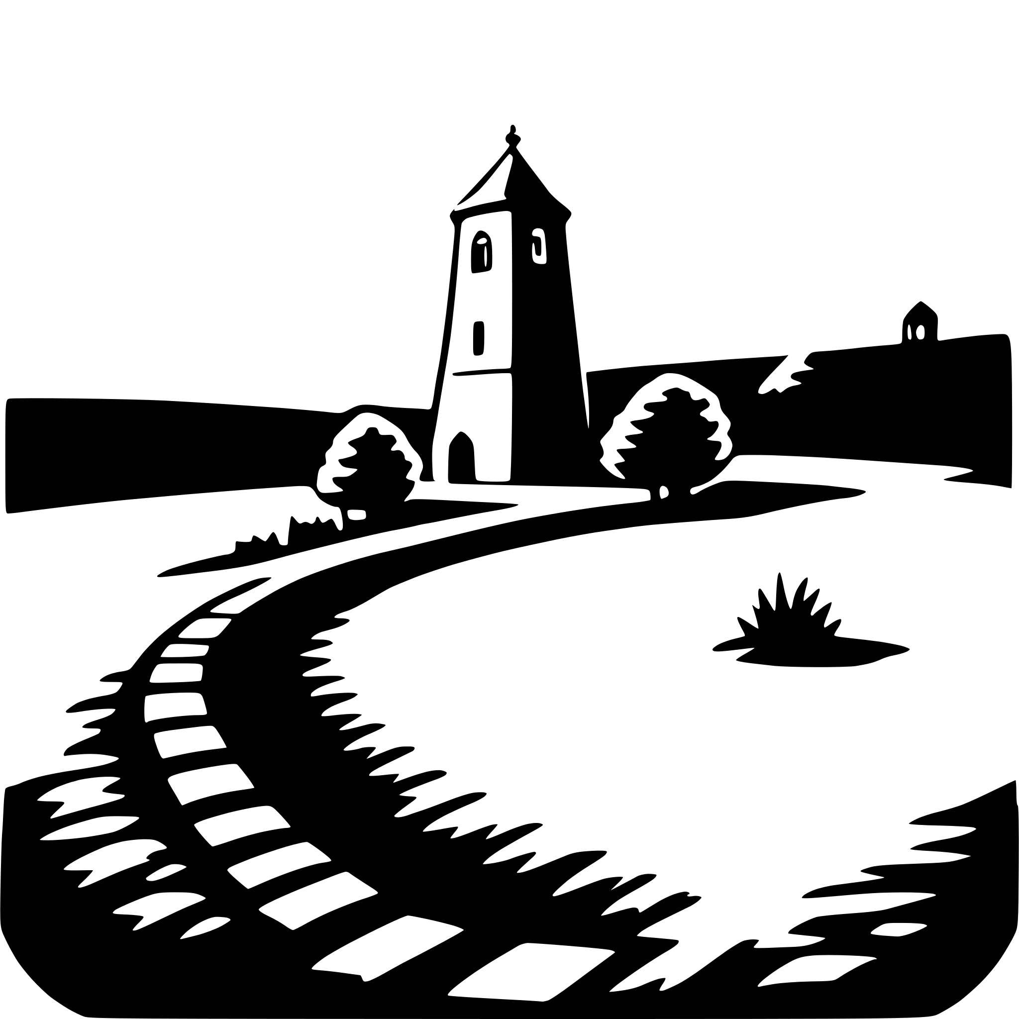 AI-generated SVG of 'glastonbury tor'
