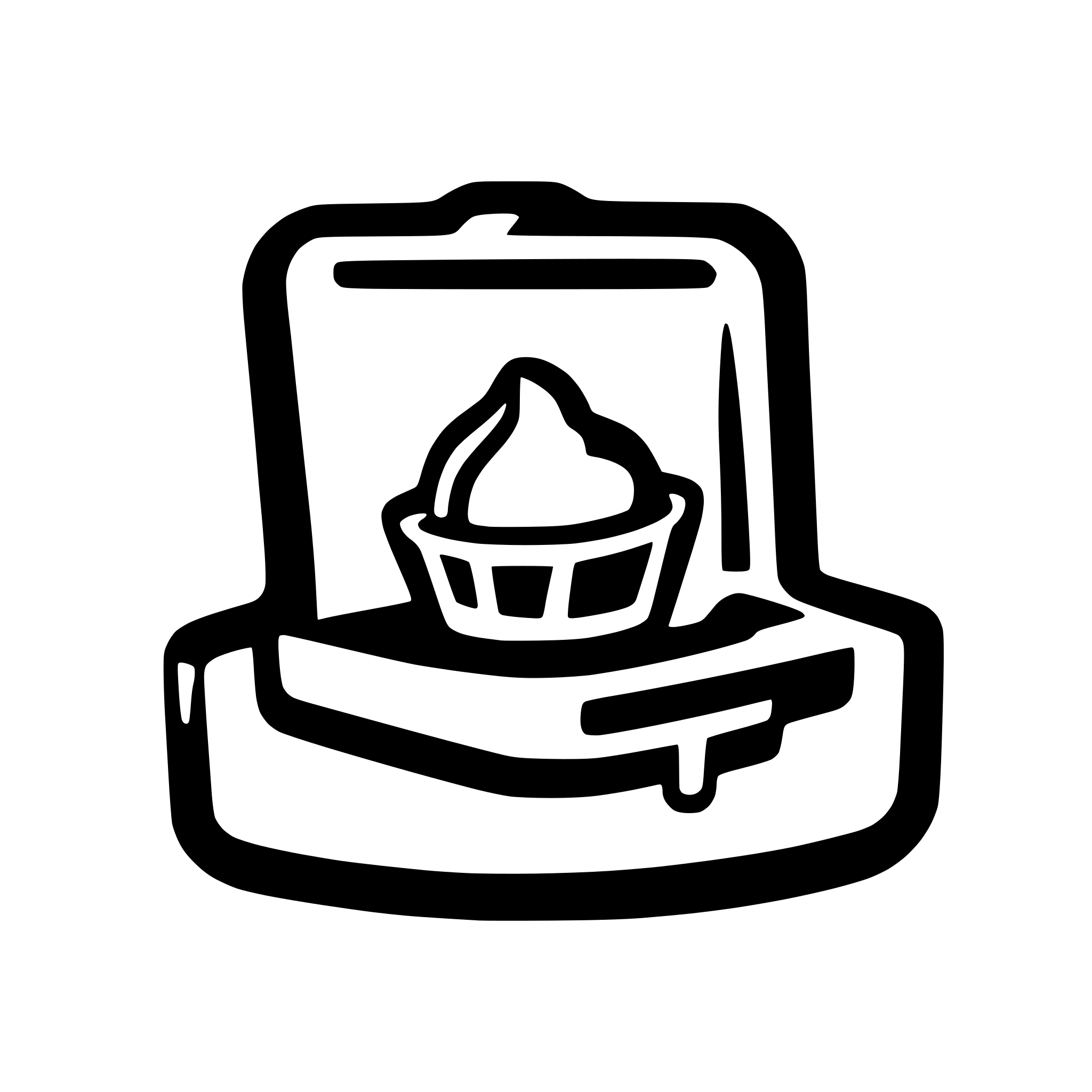AI-generated SVG of a banquette icon for mobile