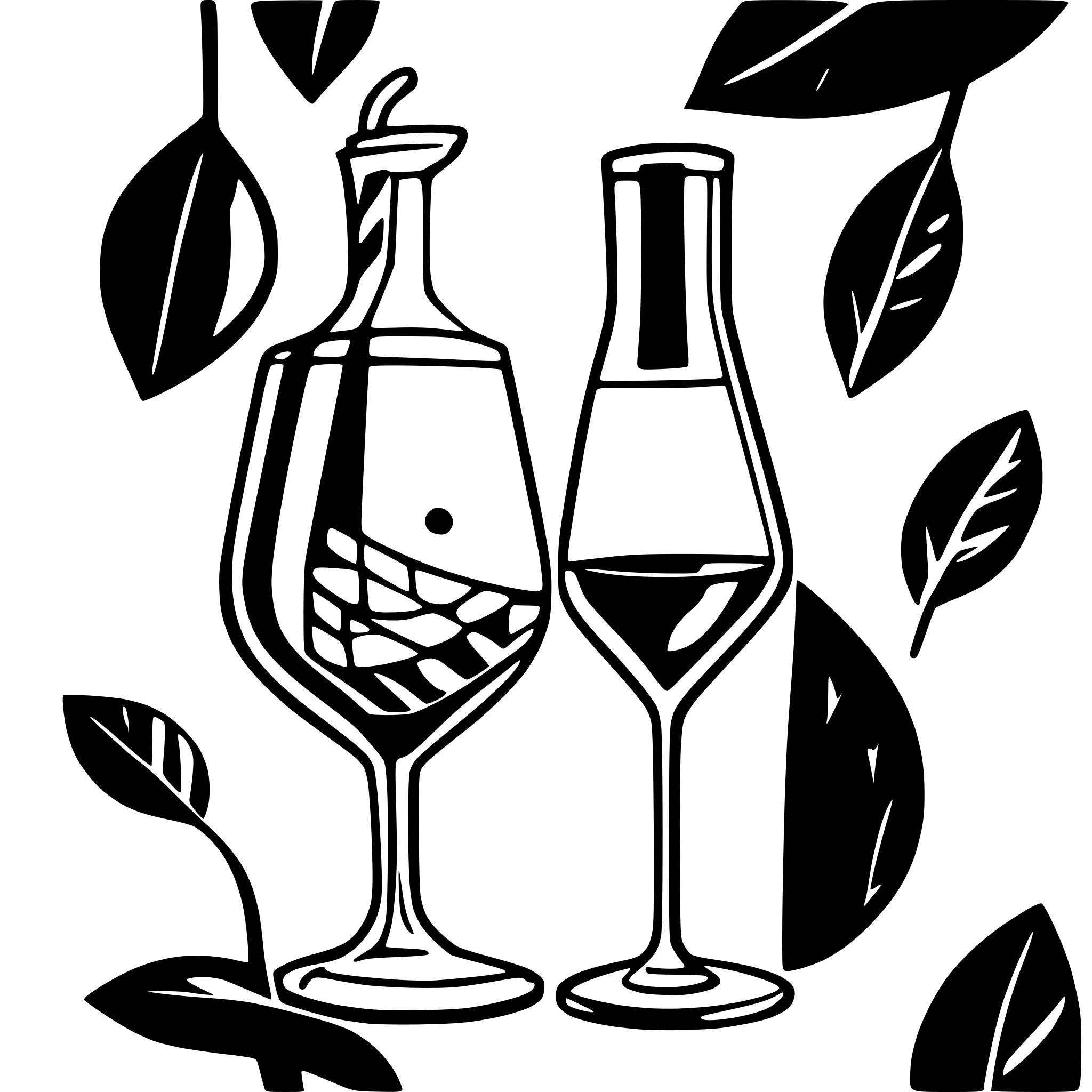 AI-generated SVG of a grafica minimalista di una bottiglia di vino rosso e un calice. Lo stile deve essere geometrico, stilizzato.