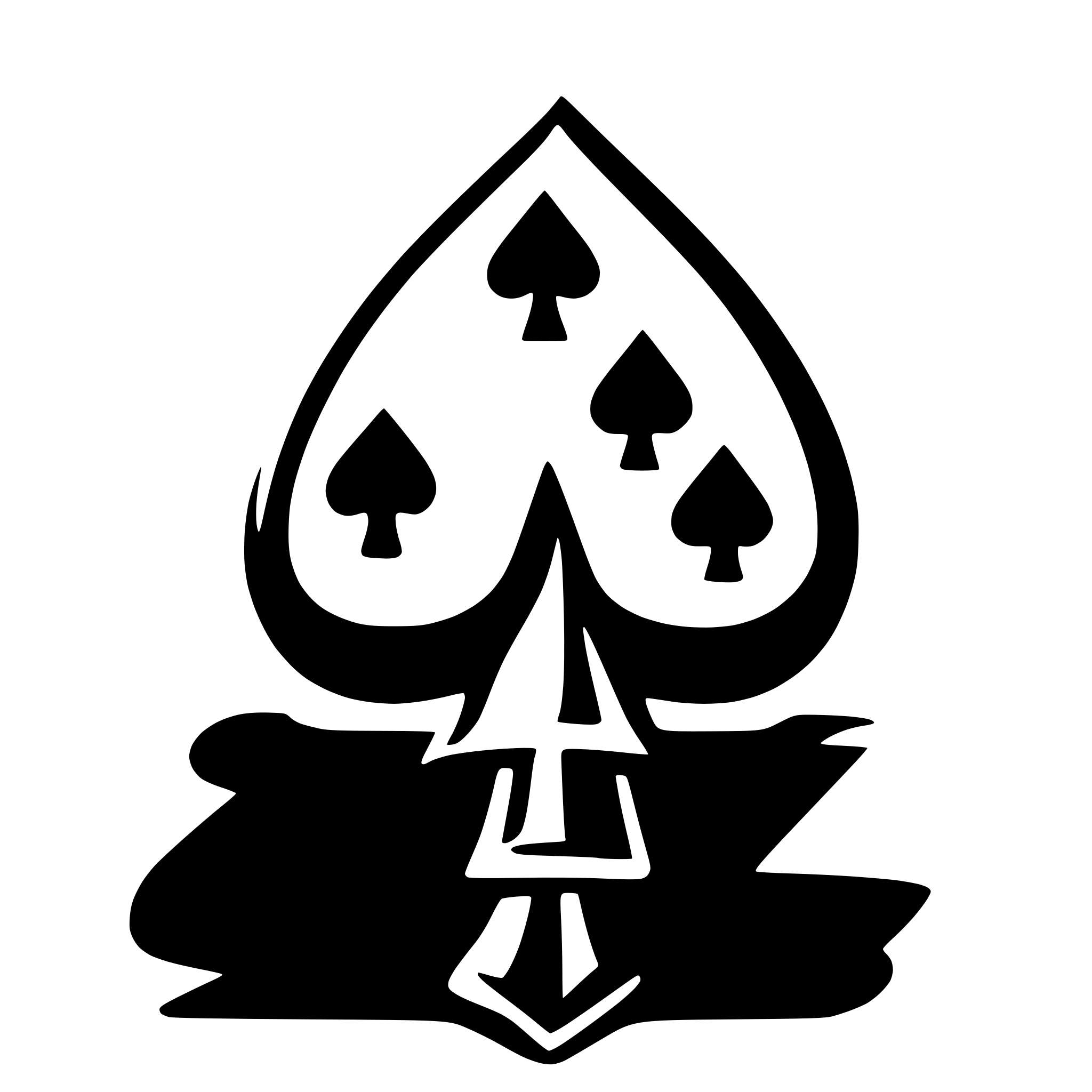 AI-generated SVG of 'yellow five spades card'