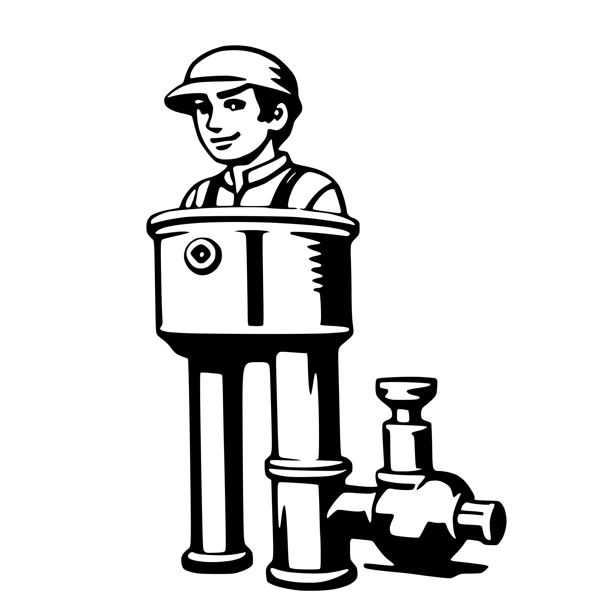 AI-generated SVG of 'plumber'