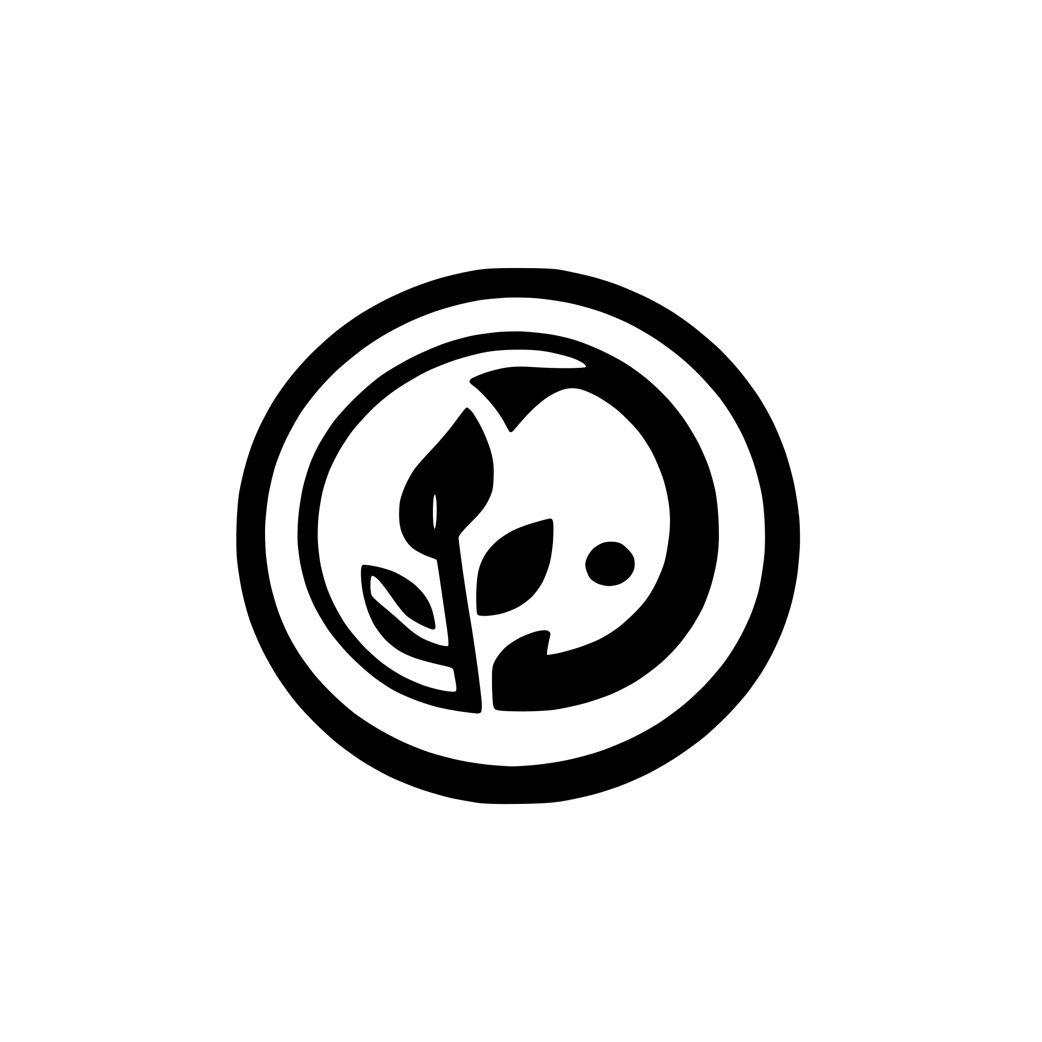 AI-generated SVG of a 48x48 icon; λ is transperent inside white circle, round logo