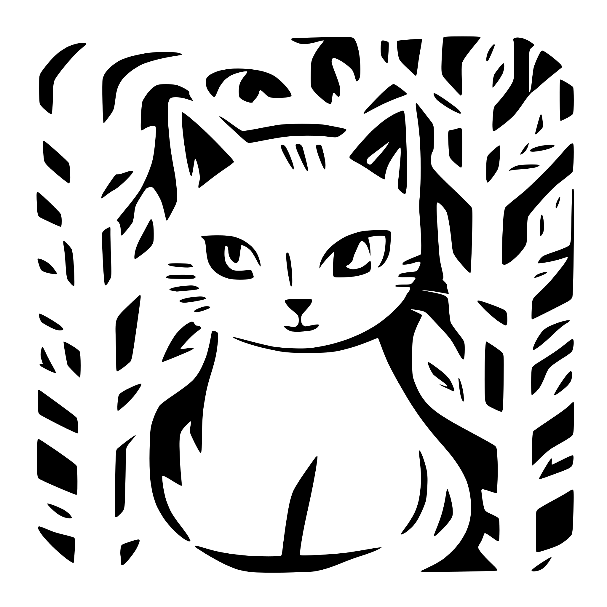 AI-generated SVG of a cat