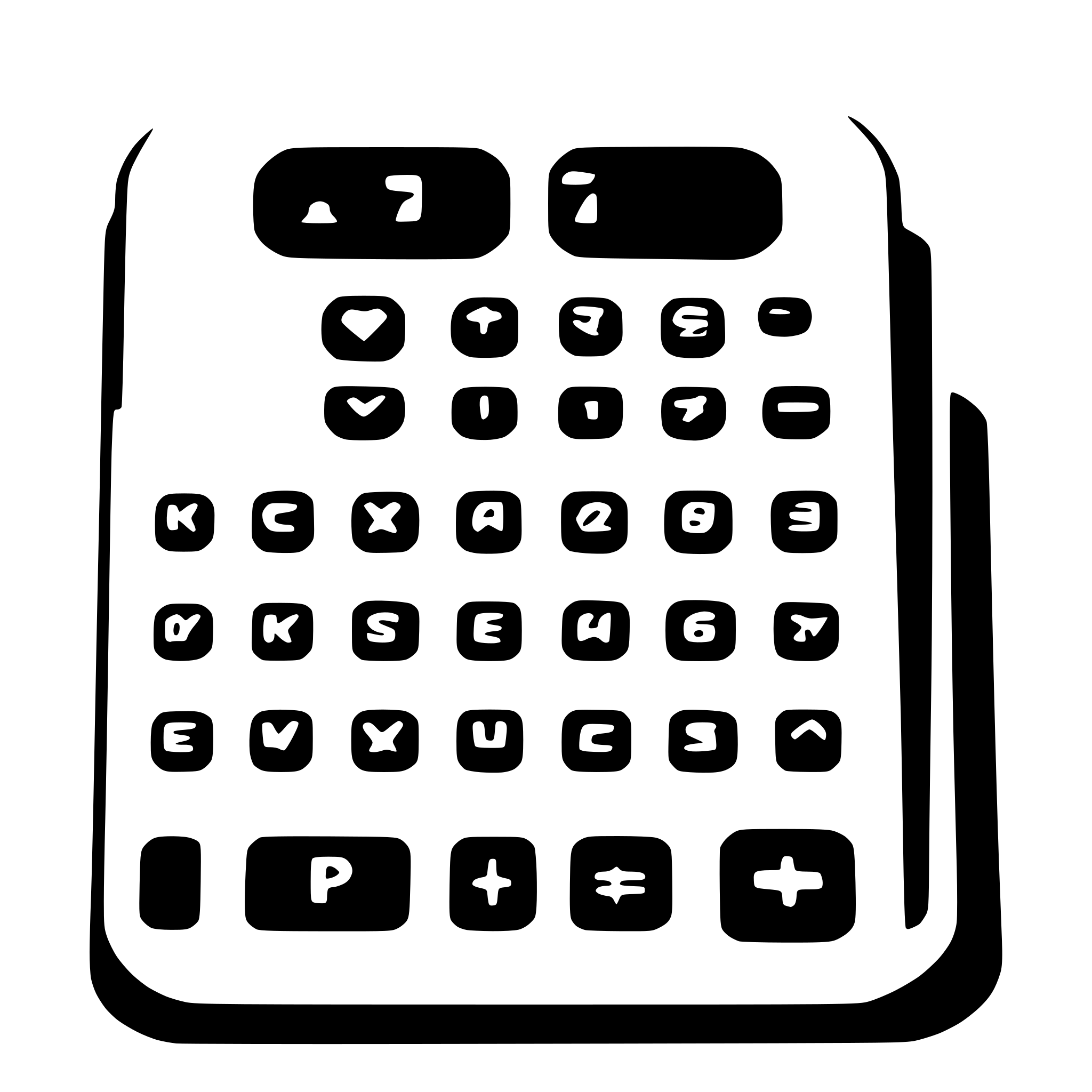 AI-generated SVG of a calculator