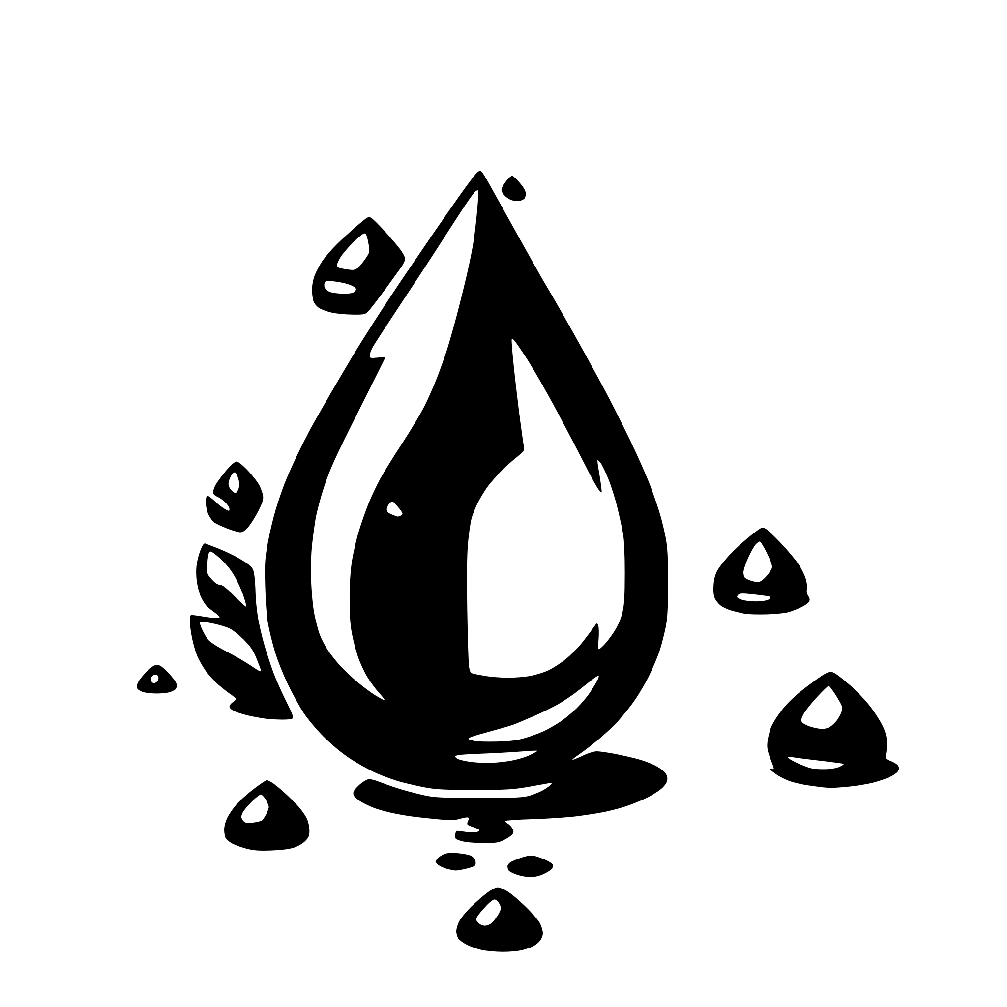 AI-generated SVG of a drop