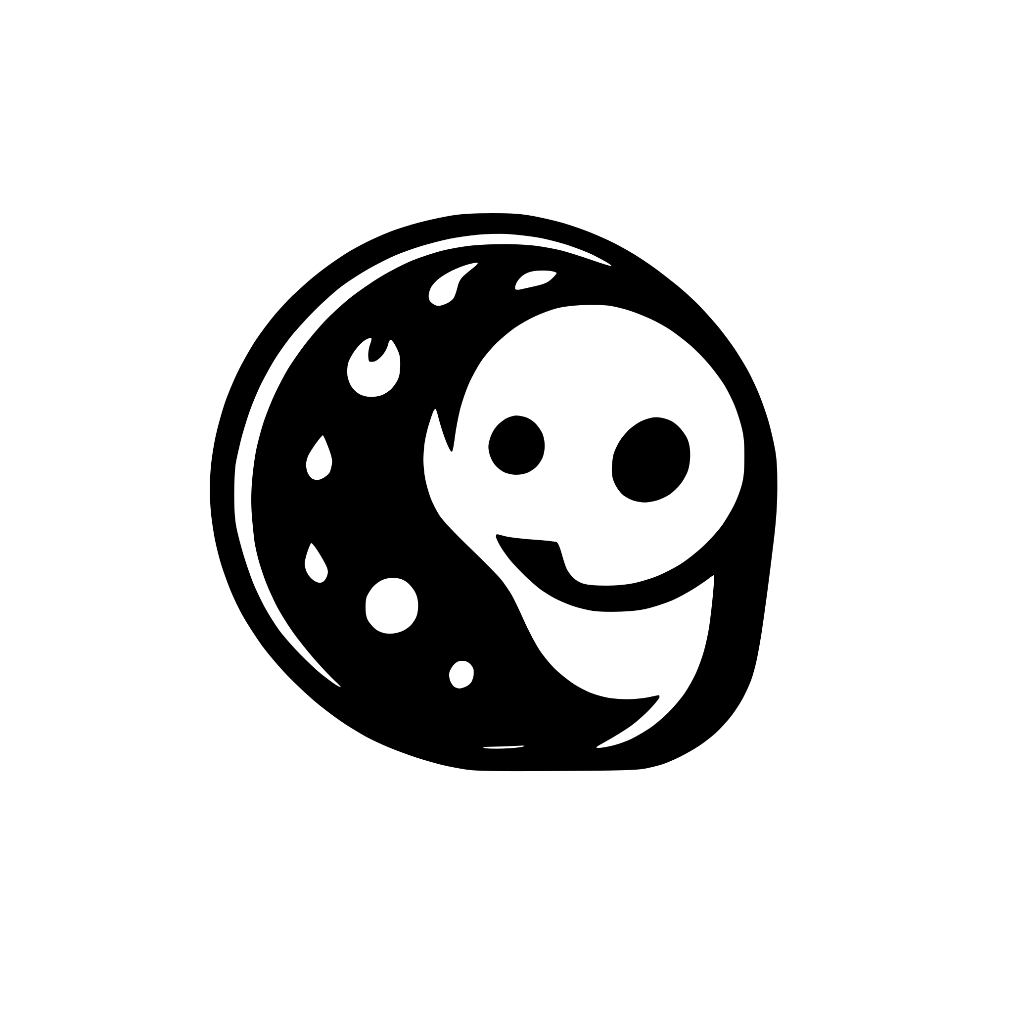 AI-generated SVG of a square app icon with a dark blue background and a stylized ying yang symbol split into two flame-like shapes in the center. make the flame flow