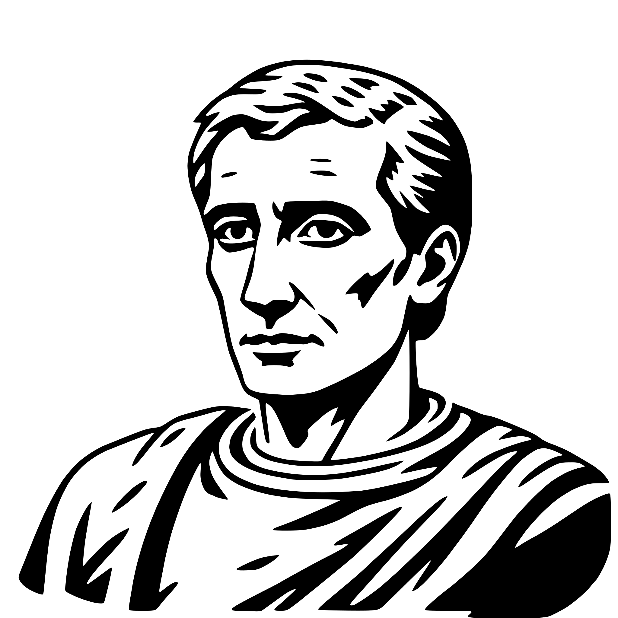 AI-generated SVG of a julius caesar