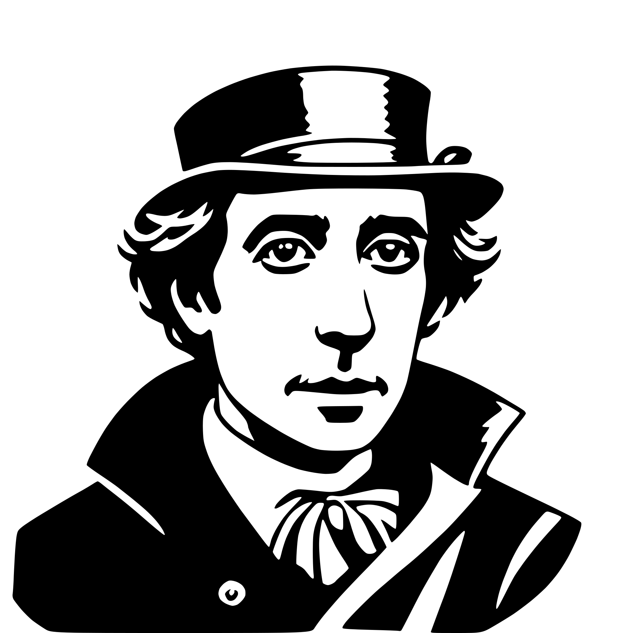 AI-generated SVG of 'charles dickens'