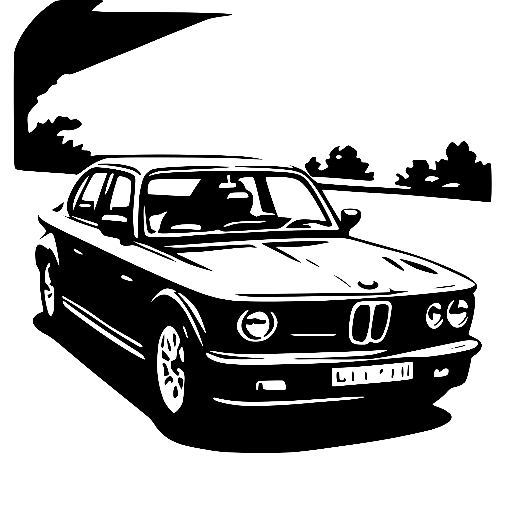 AI-generated SVG of a BMW CAR