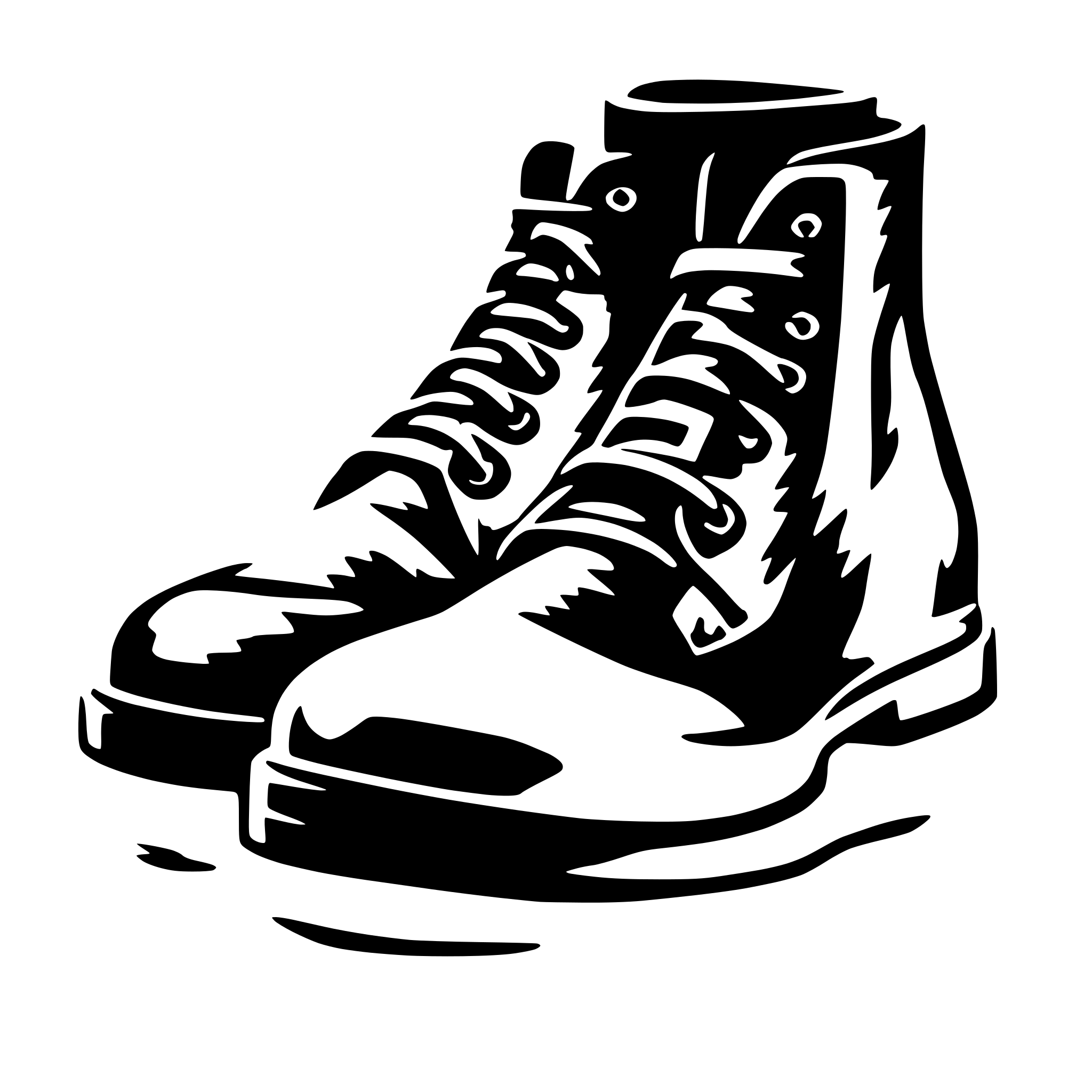 AI-generated SVG of 'Shoe mate'