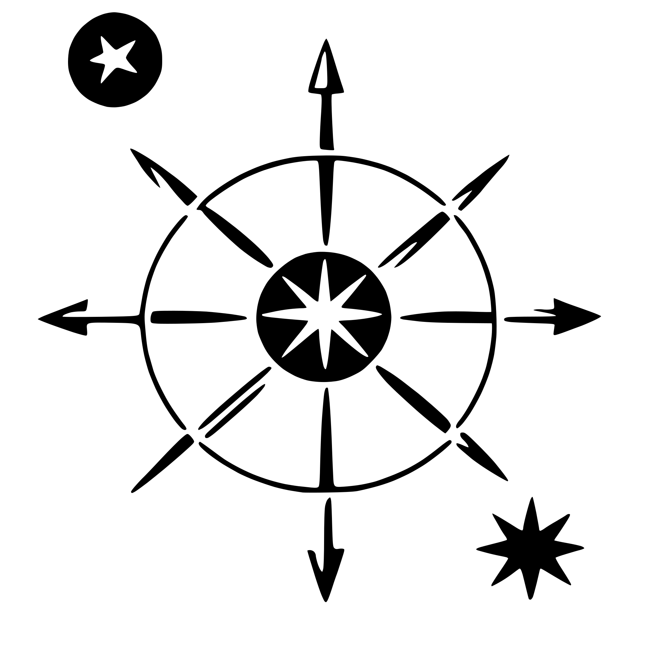 AI-generated SVG of a star map