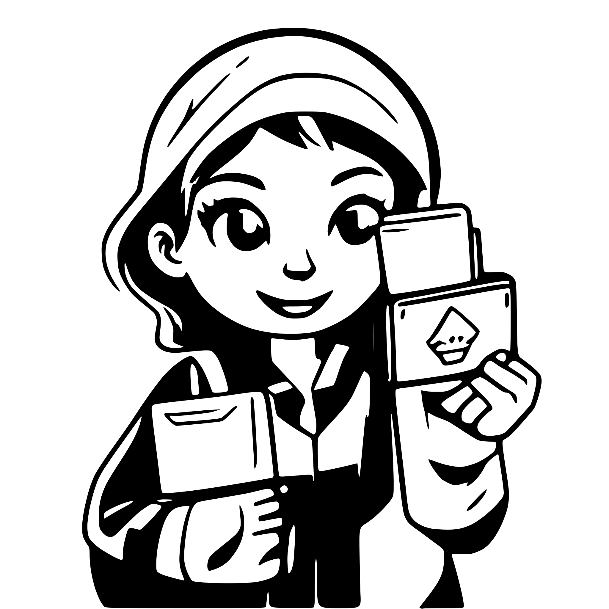 AI-generated SVG of a stressed out person with wallets no money