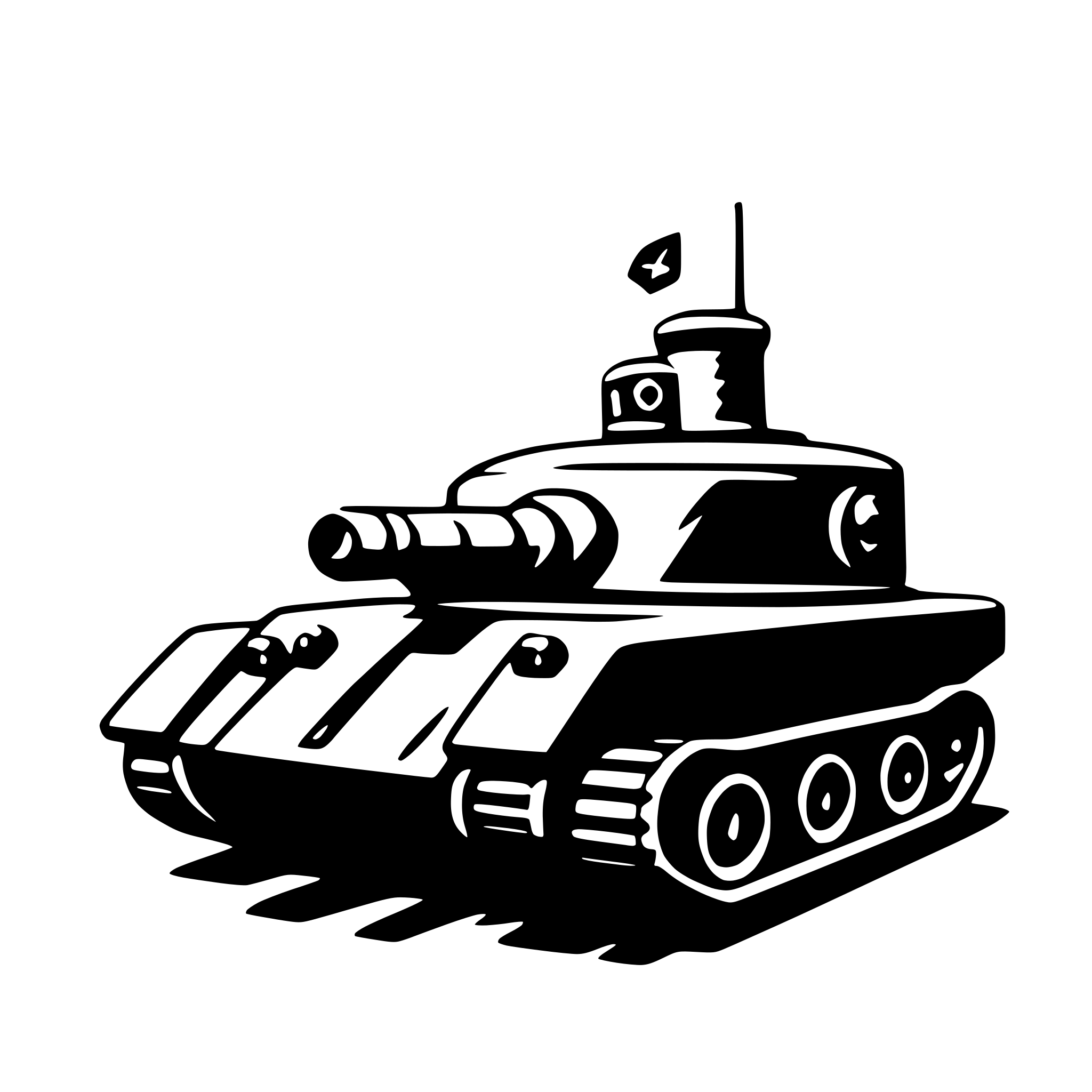 AI-generated SVG of a tank