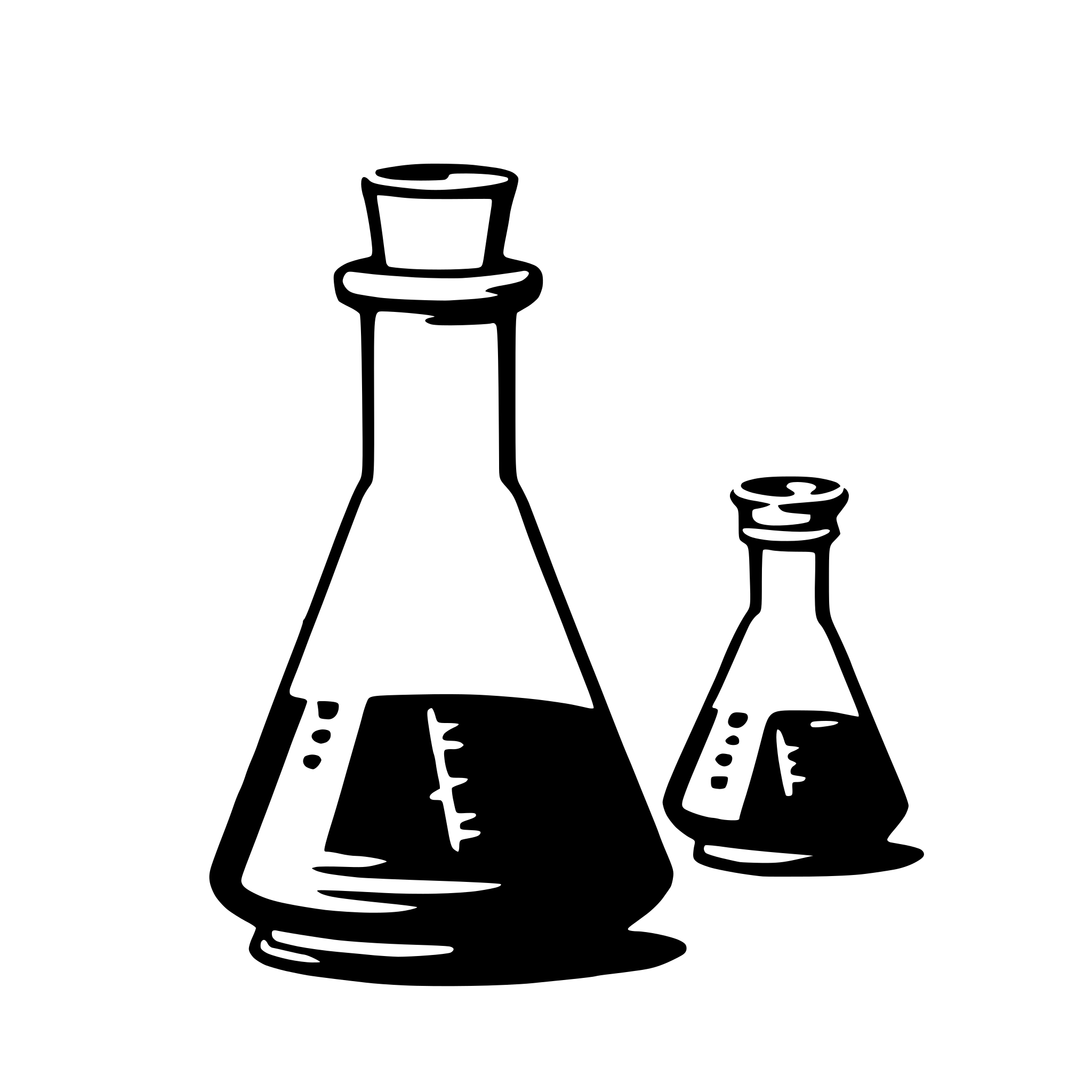 AI-generated SVG of 'erlenmeyer flask'