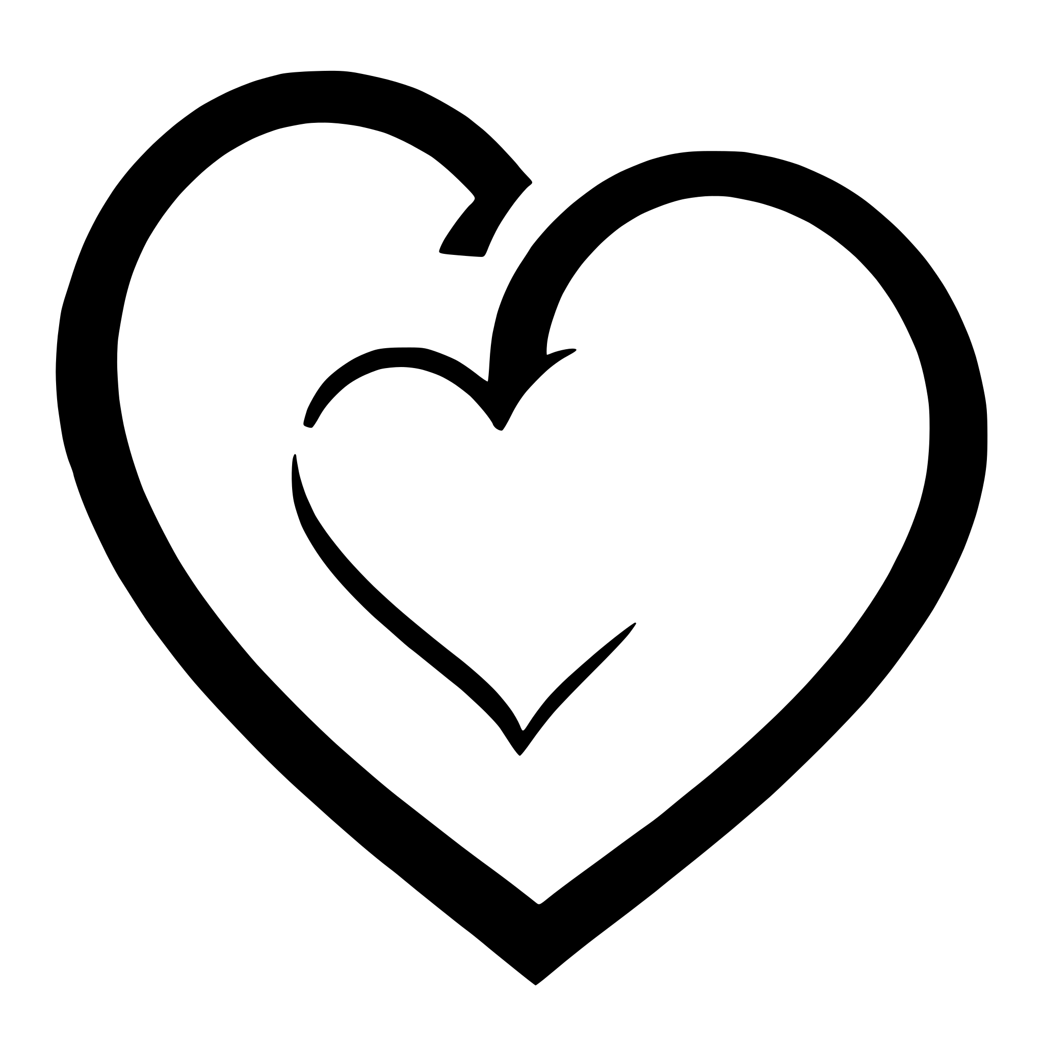 AI-generated SVG of a interlocking hearts