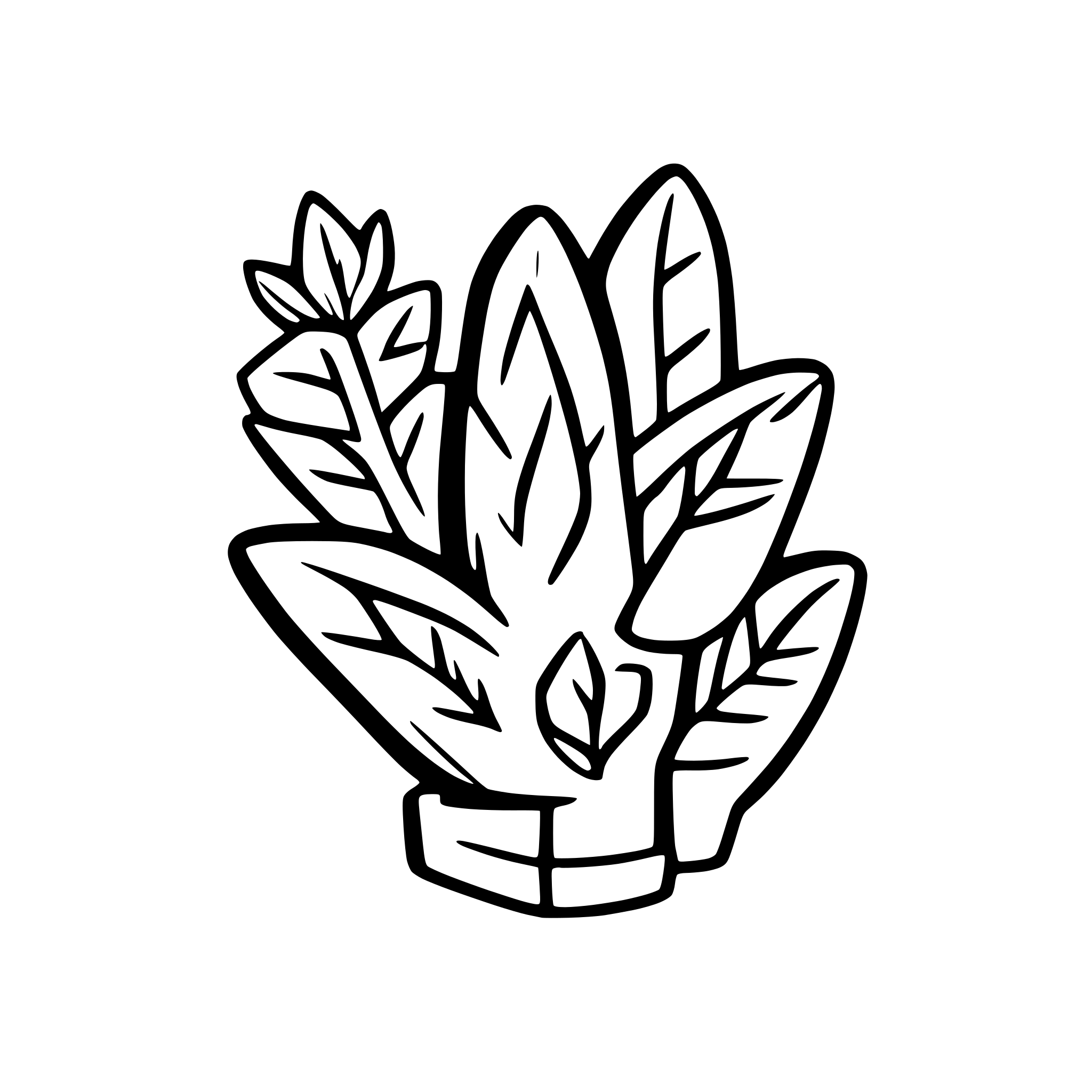 AI-generated SVG of a Cannabis Anchor medical