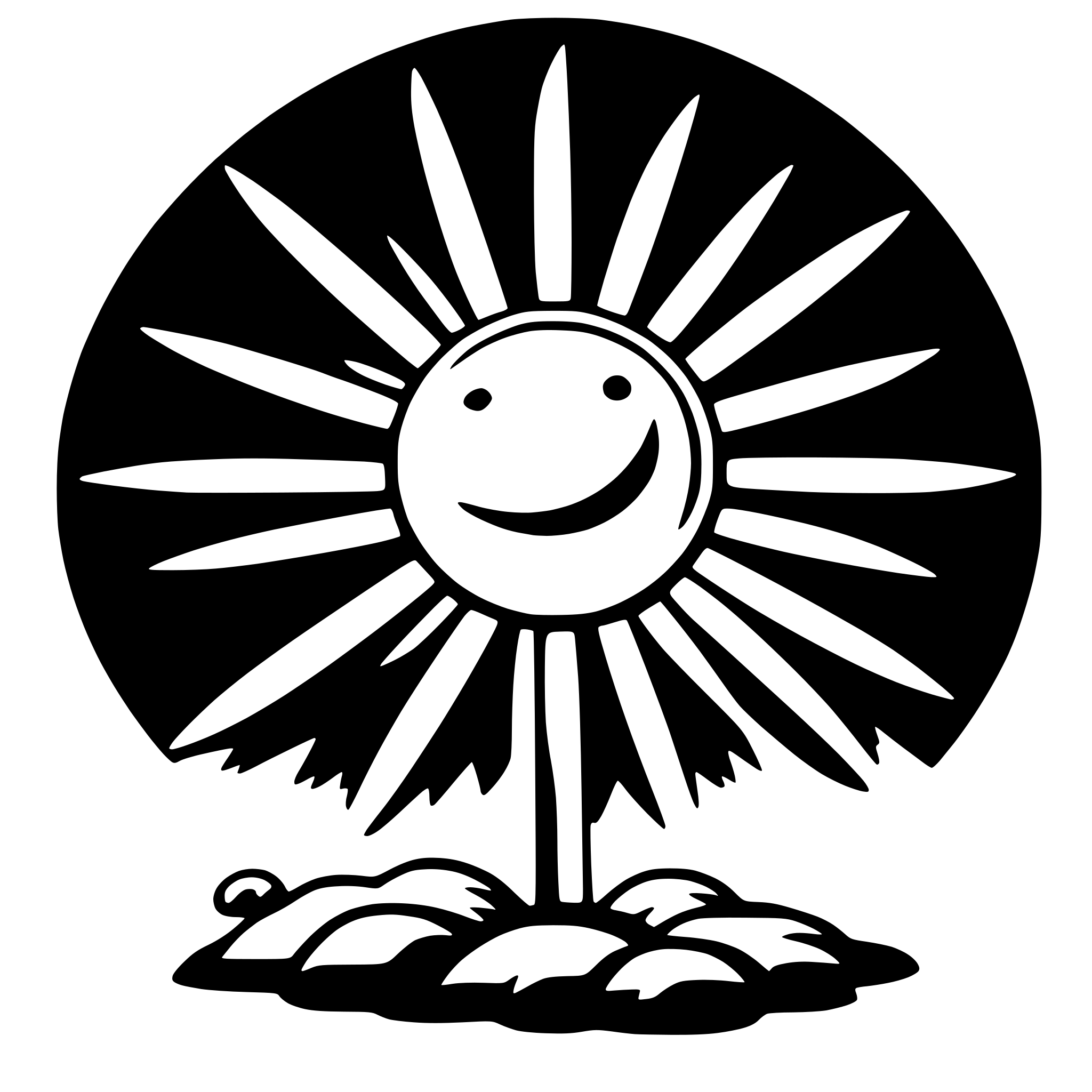 AI-generated SVG of a sun