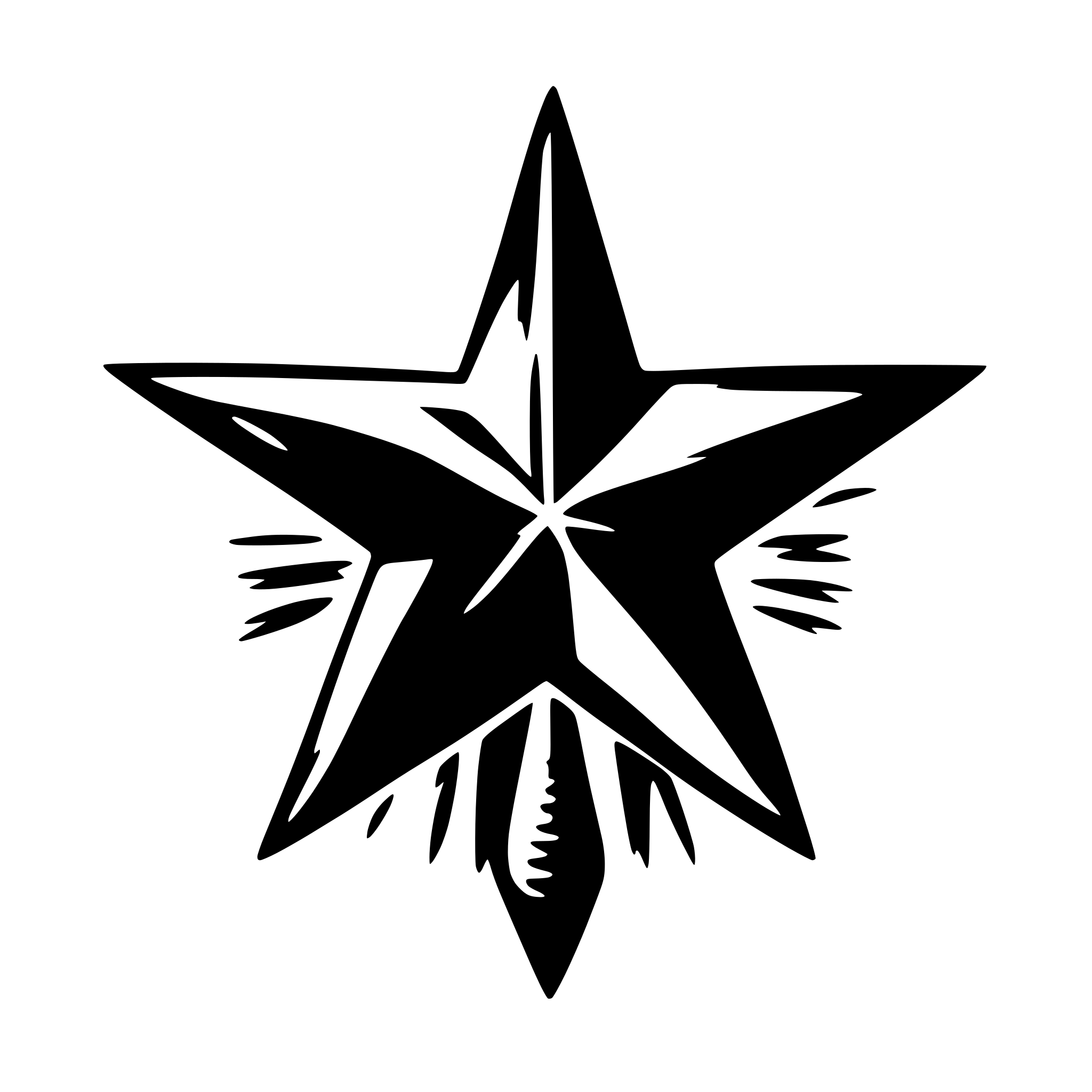 AI-generated SVG of 'red star'