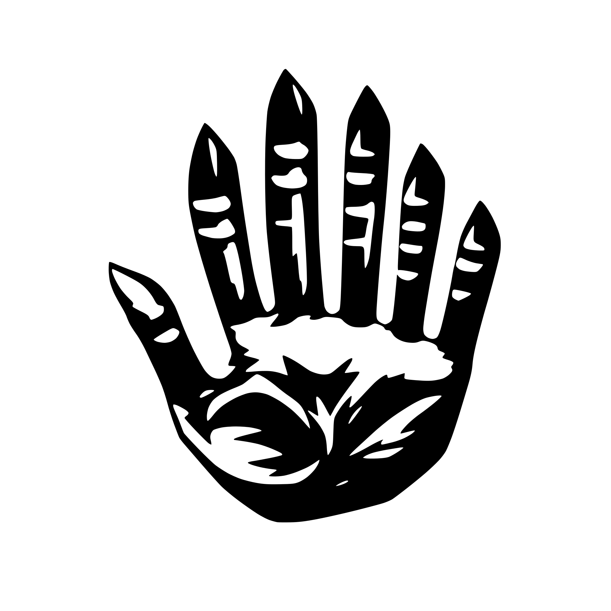 AI-generated SVG of a three claw marks