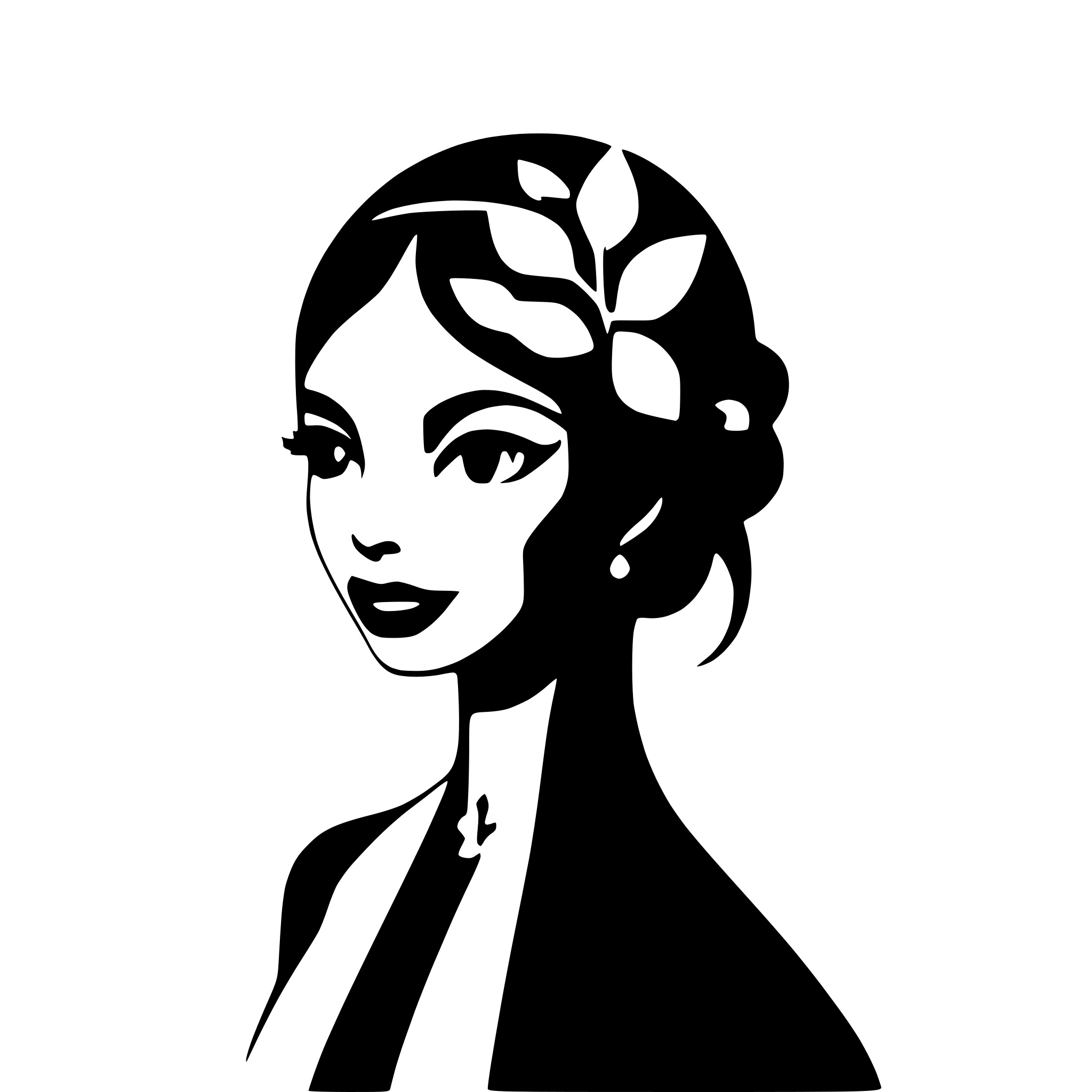AI-generated SVG of a miss quince
