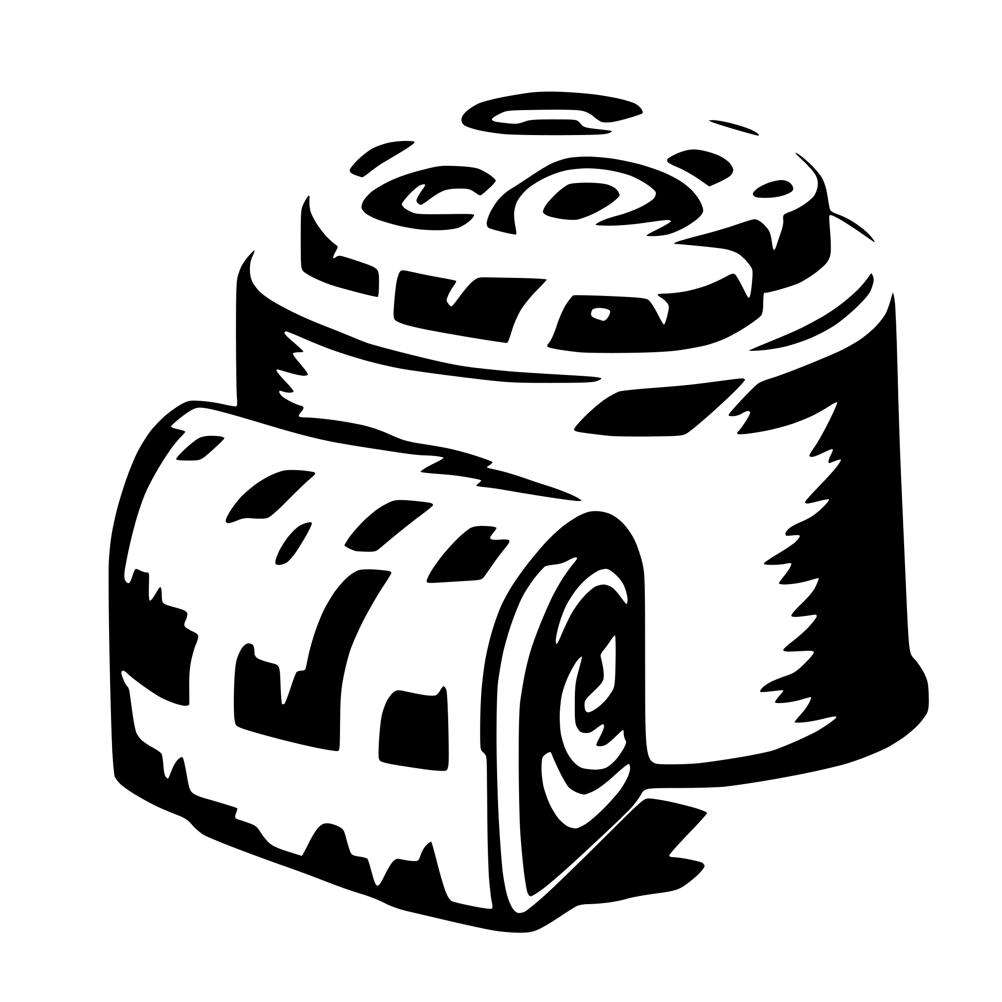 AI-generated SVG of a rolls