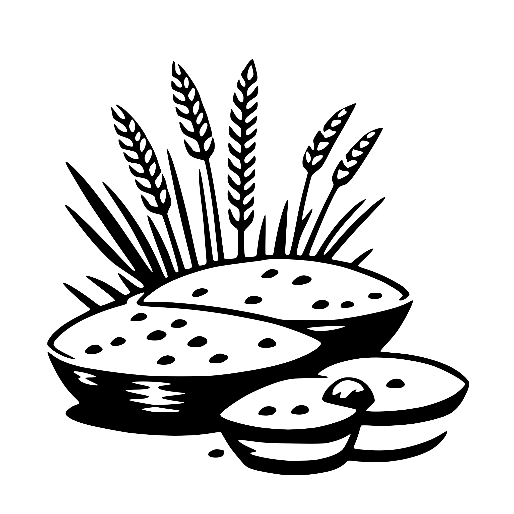AI-generated SVG of 'rice'