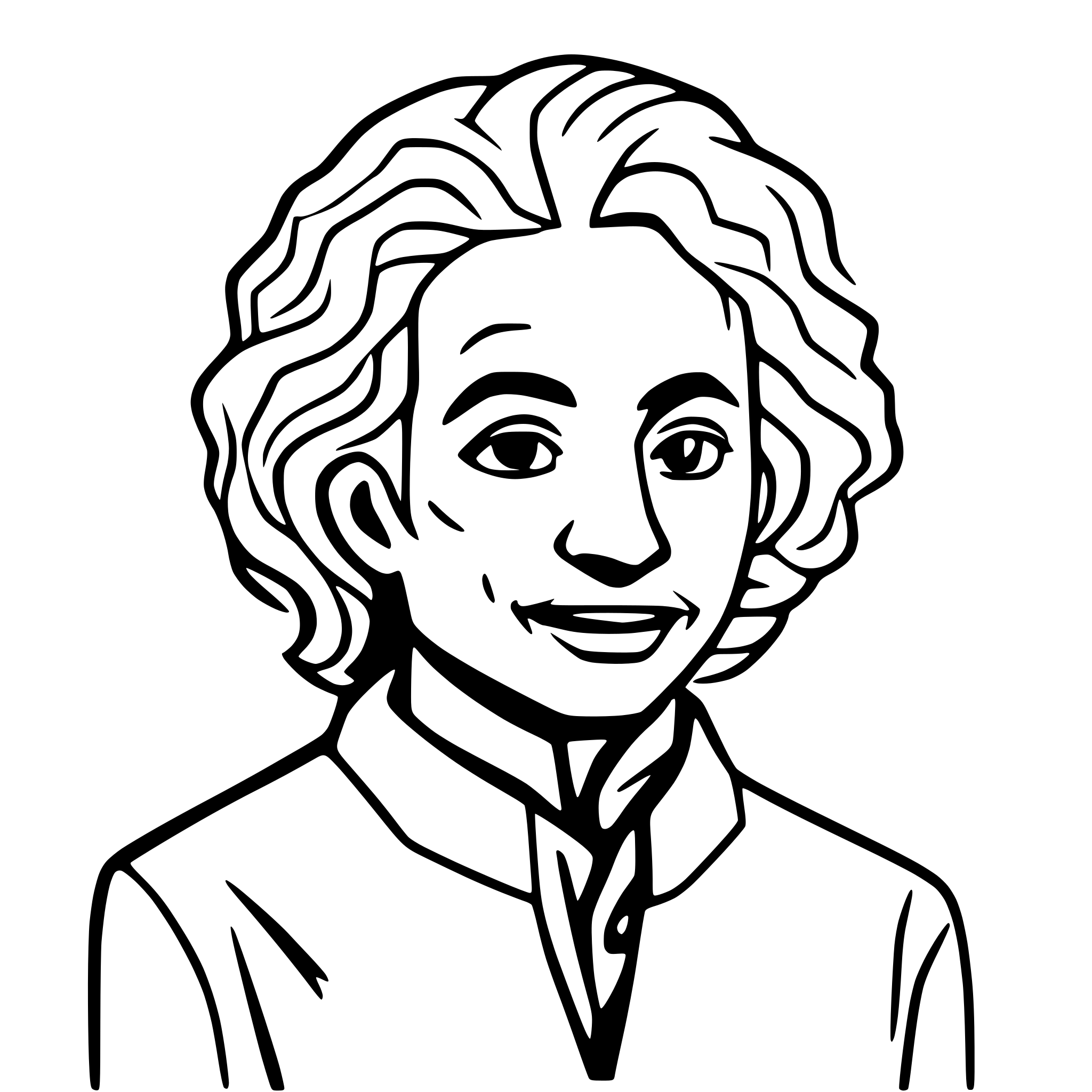 AI-generated SVG of 'Albert Einstein'