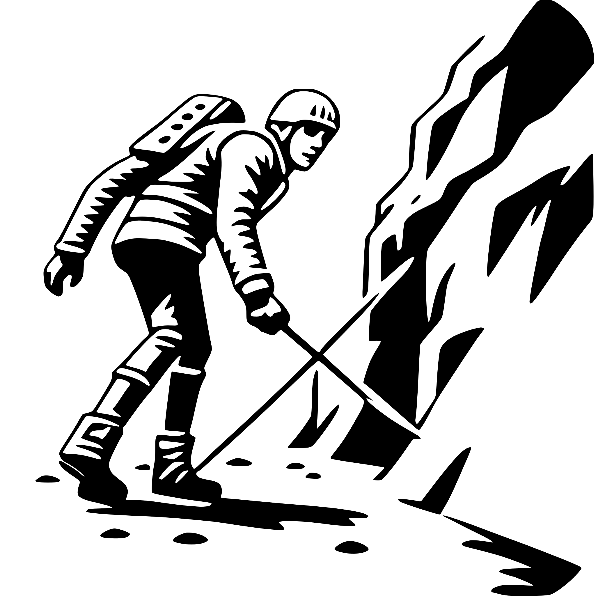 AI-generated SVG of 'ice climbing glacier'