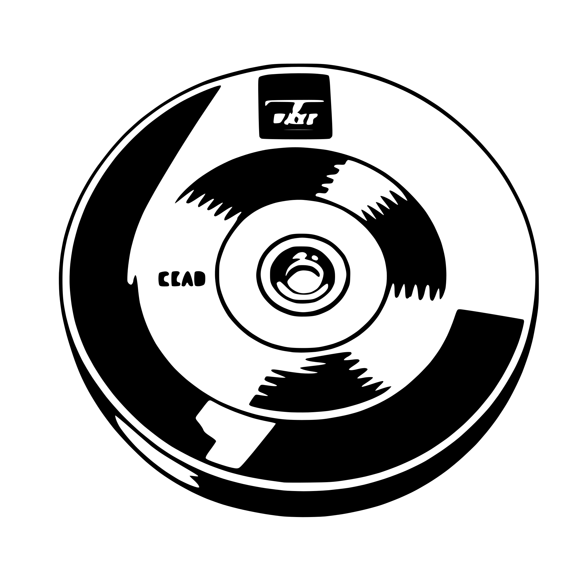 AI-generated SVG of a cd