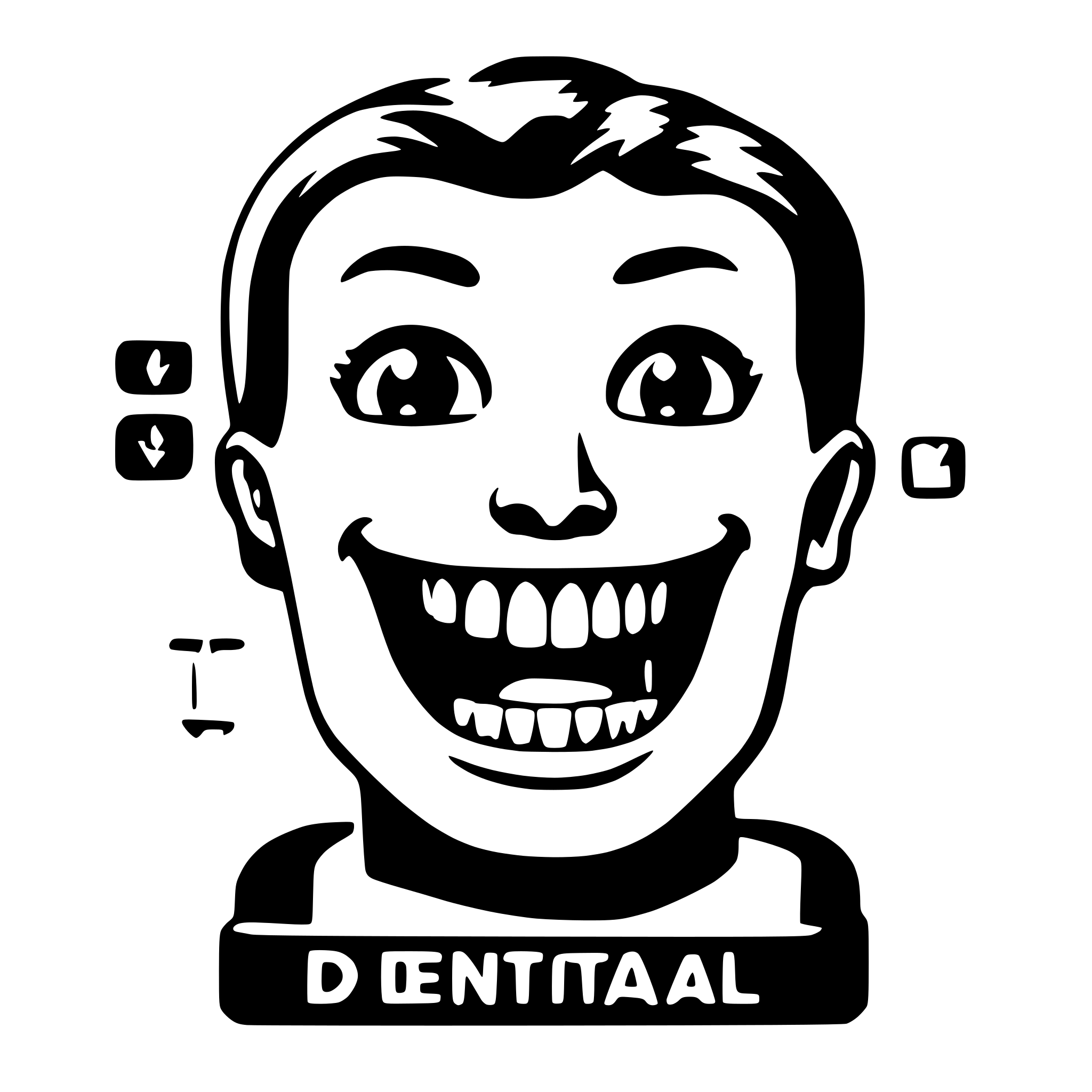 AI-generated SVG of a dental chart