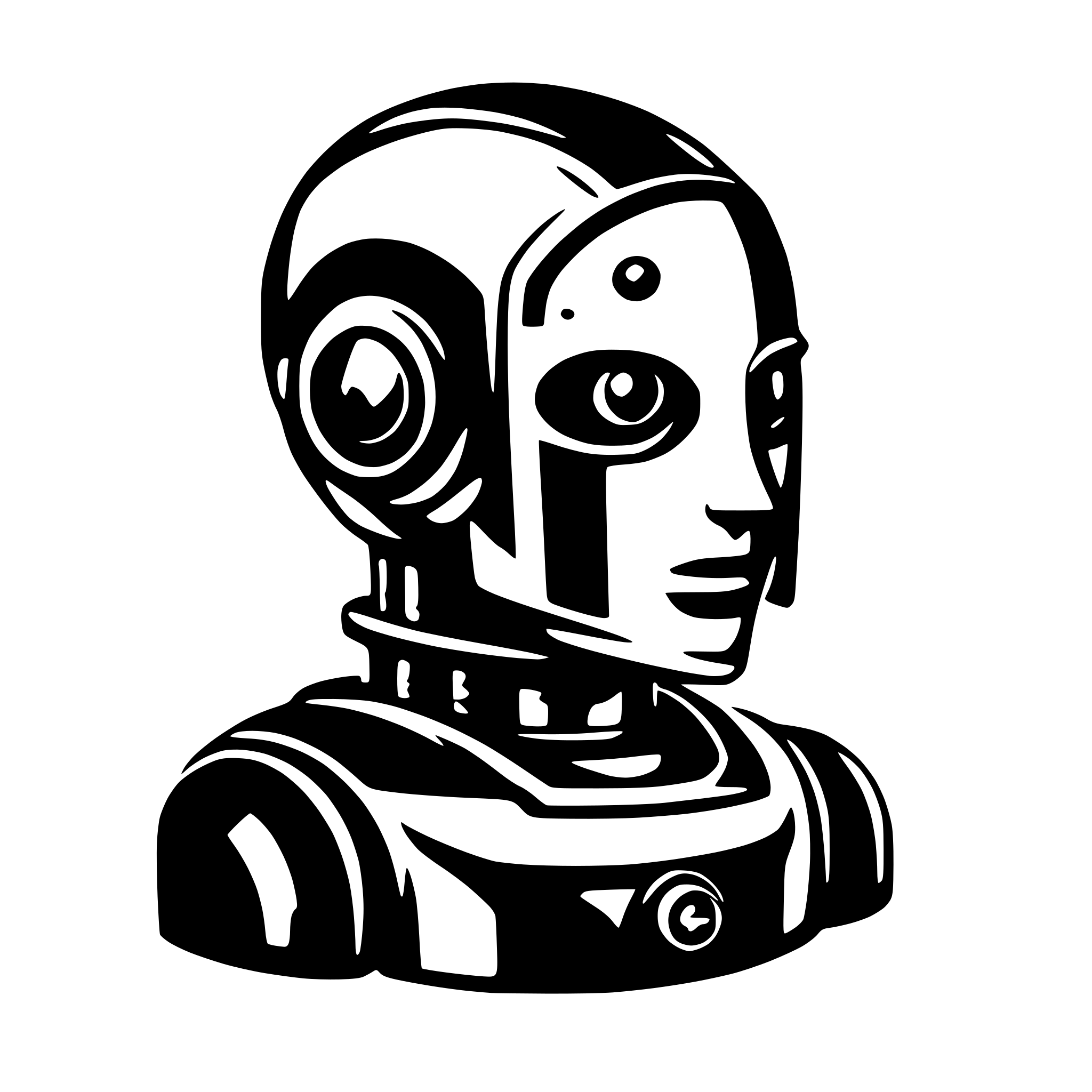 AI-generated SVG of a Trading bot icon