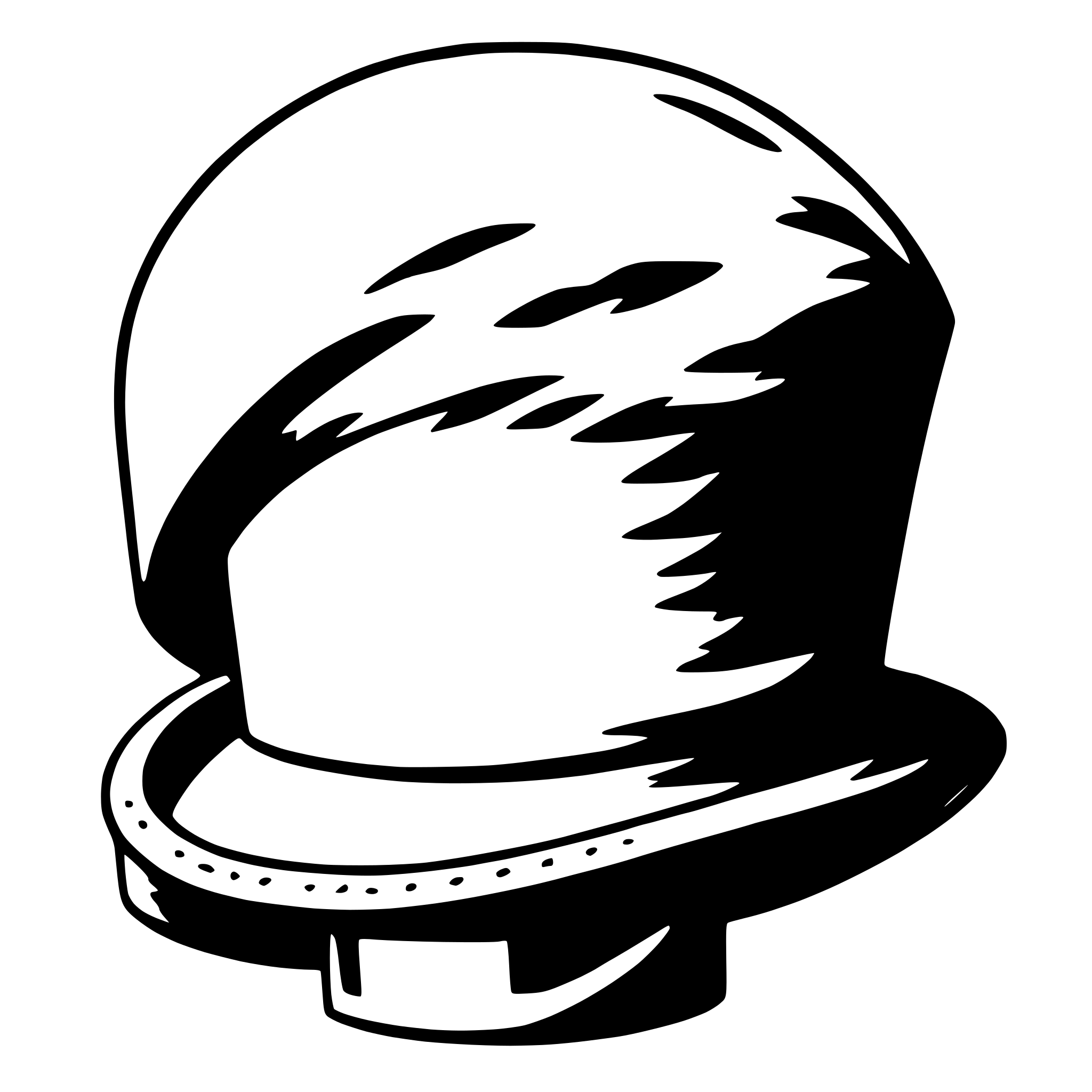 AI-generated SVG of a bonnet