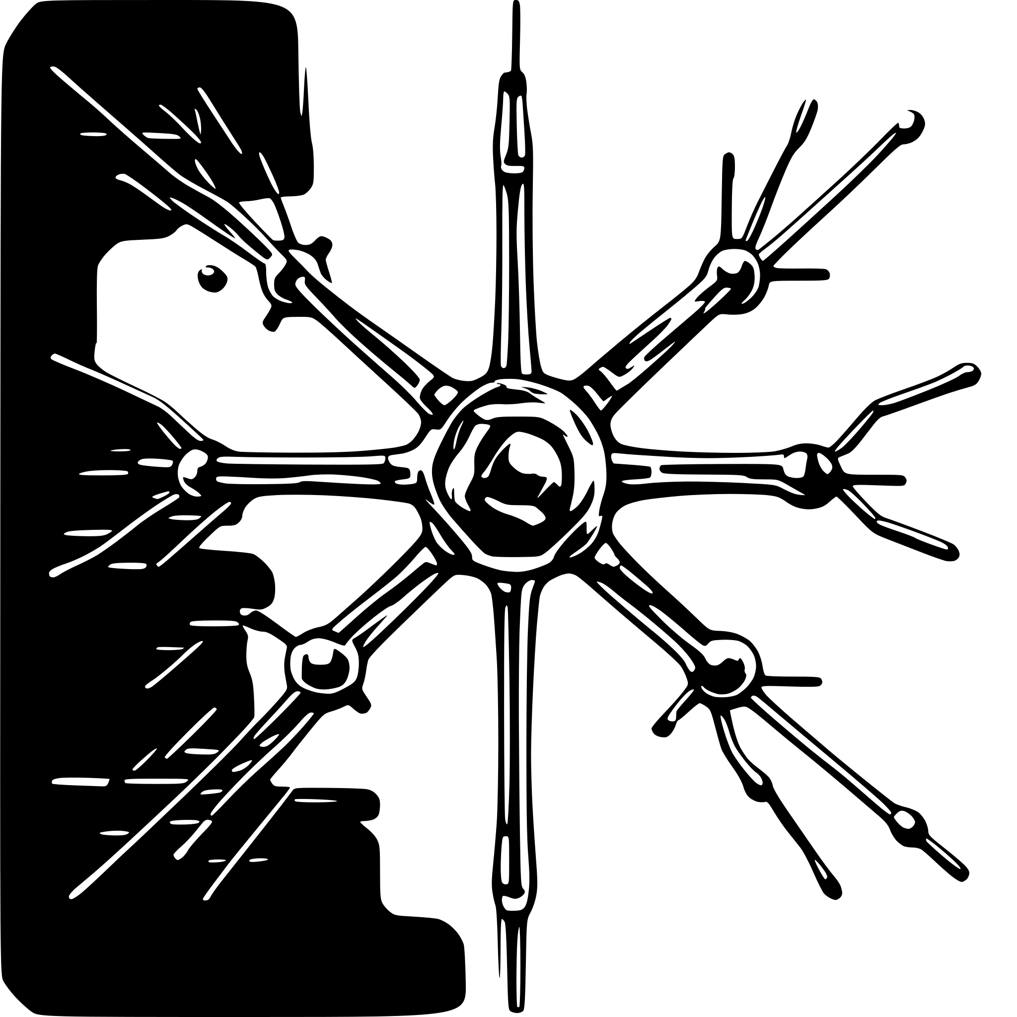 AI-generated SVG of a Neural Network, schematic view