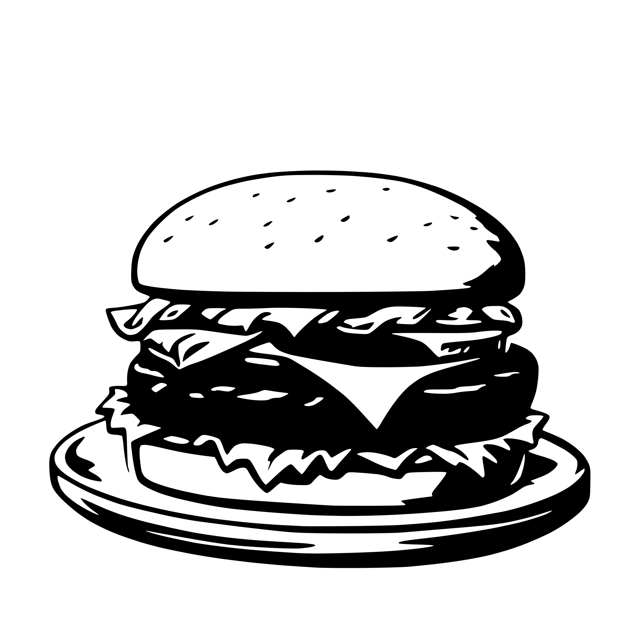 AI-generated SVG of a hamburger and fries