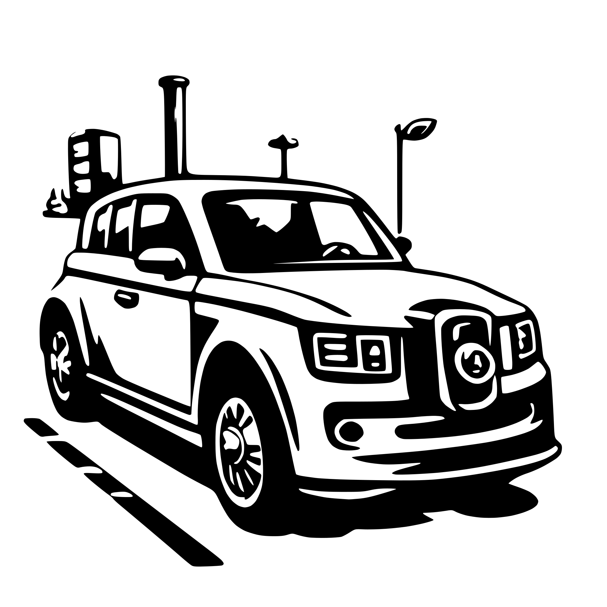 AI-generated SVG of 'battery electric car'