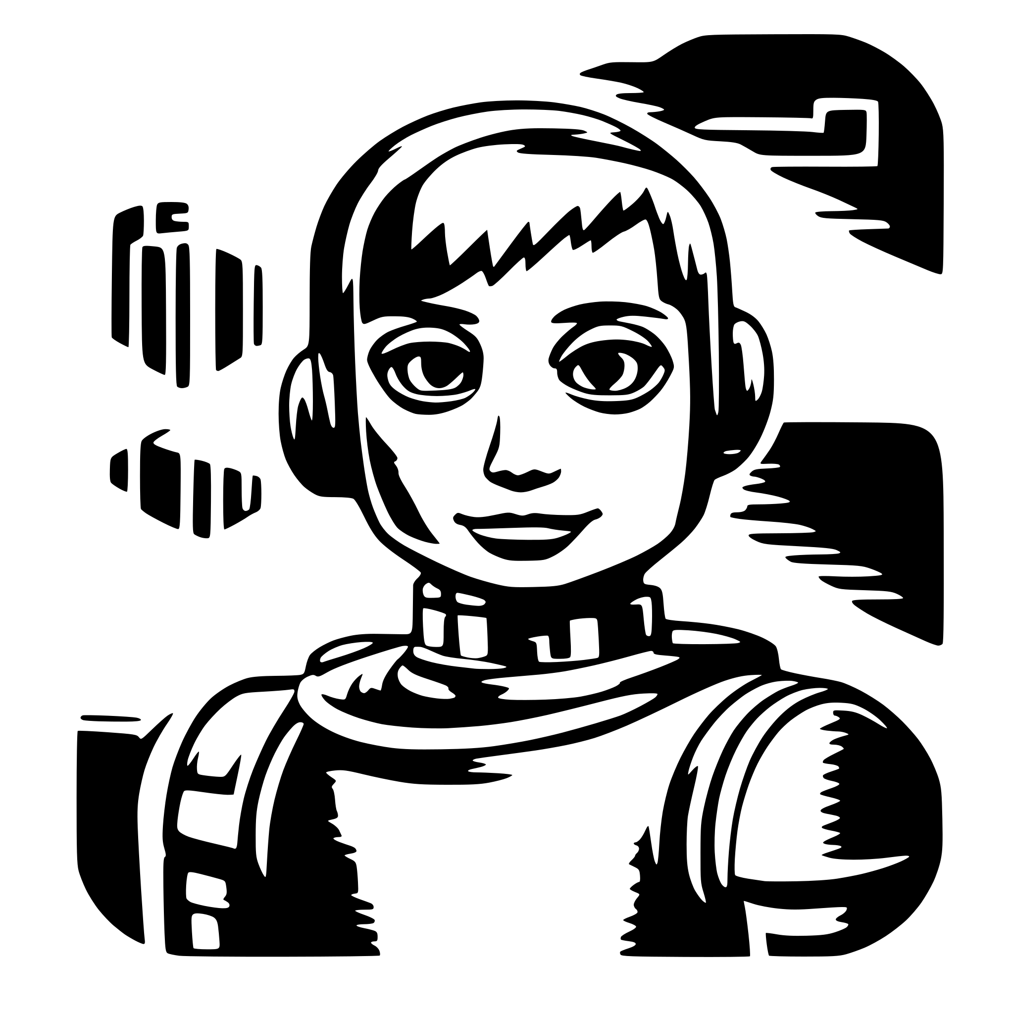 AI-generated SVG of a Human Like Robot