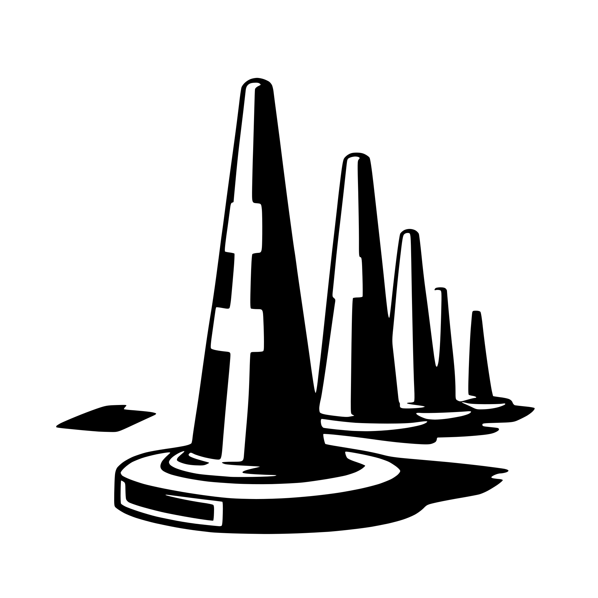AI-generated SVG of a traffic cone