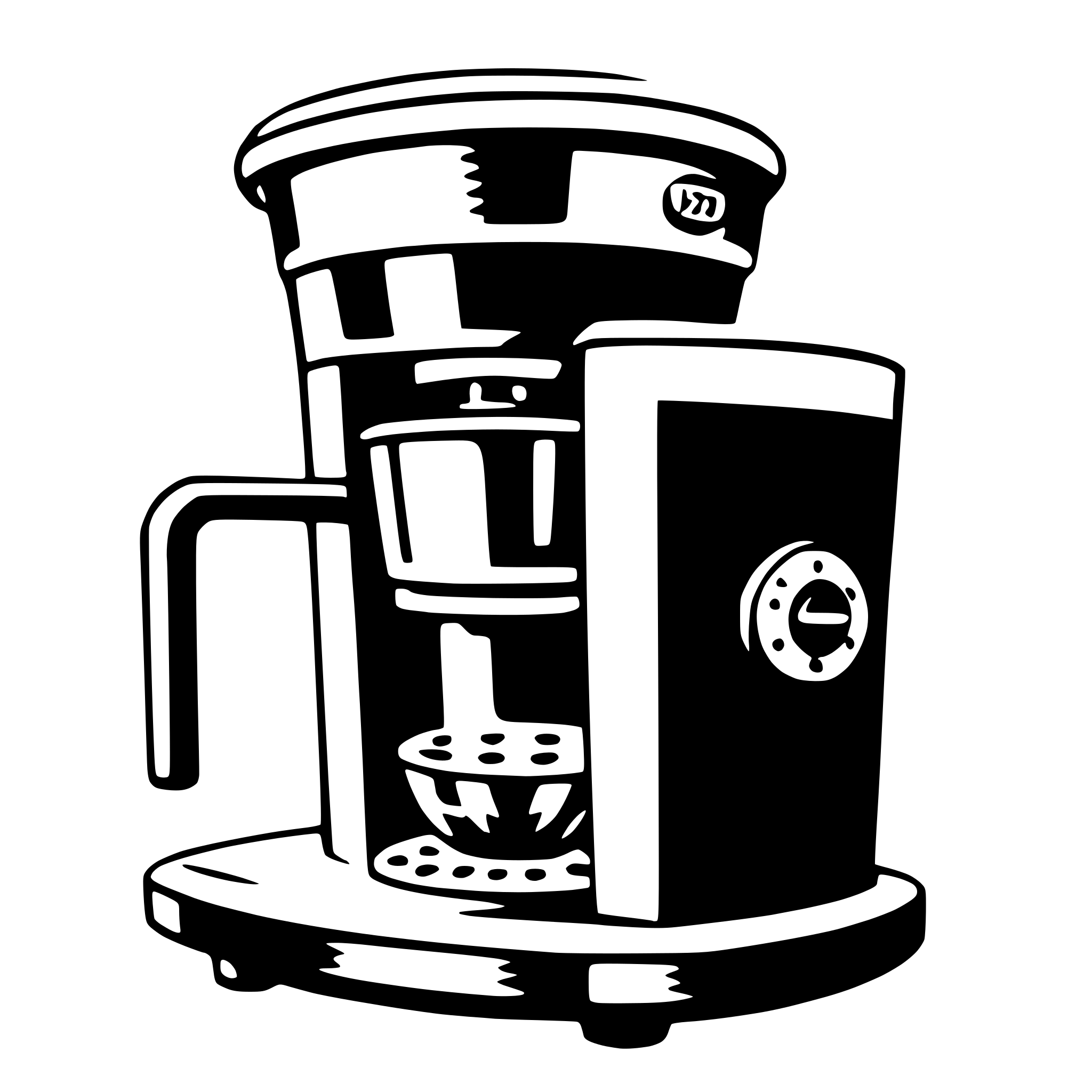 AI-generated SVG of 'coffee maker'