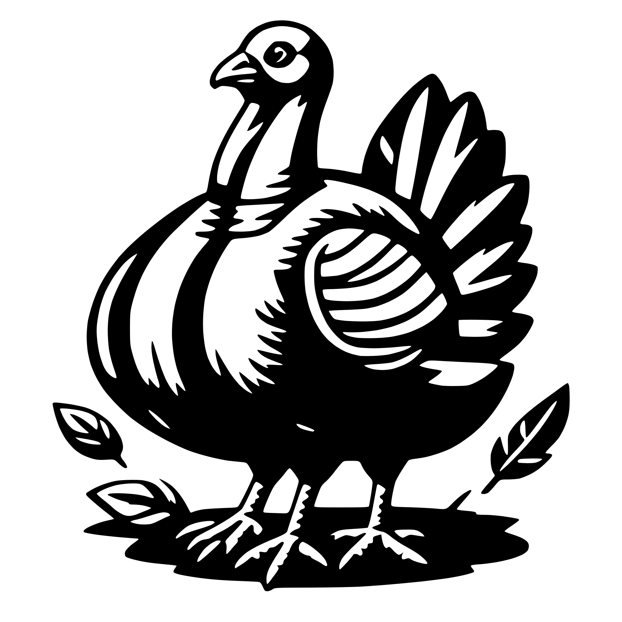 AI-generated SVG of 'turkey'