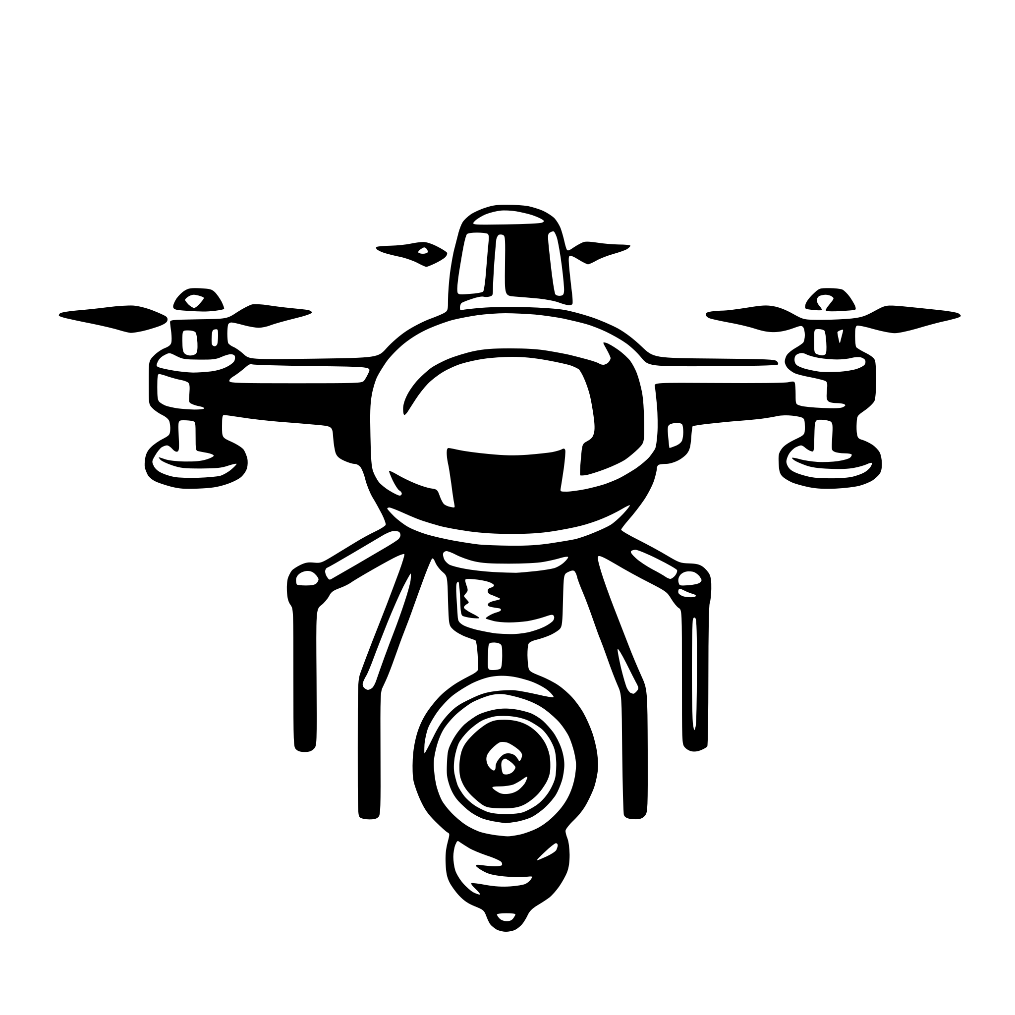 AI-generated SVG of a drone
