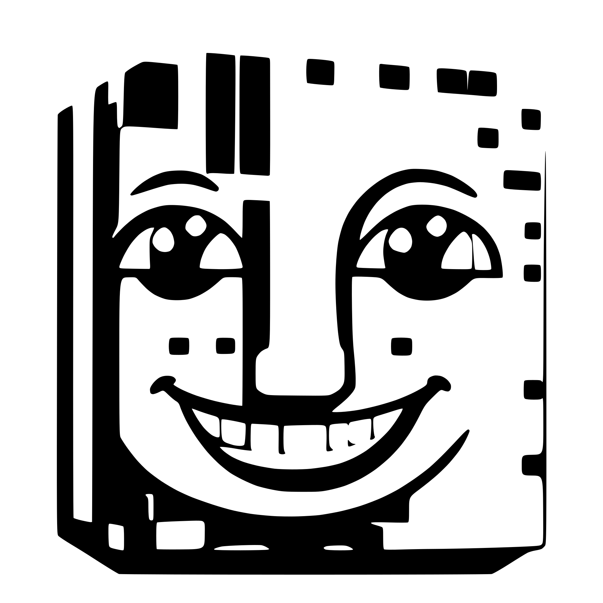AI-generated SVG of 'a smiley made of cubes'