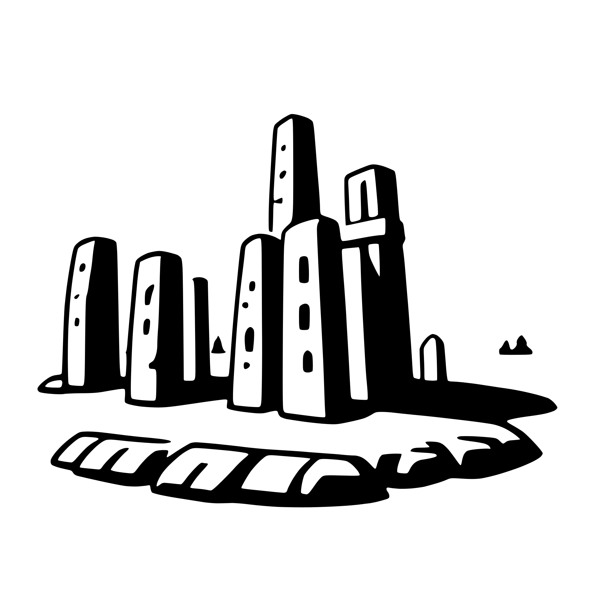 AI-generated SVG of 'stonehenge'