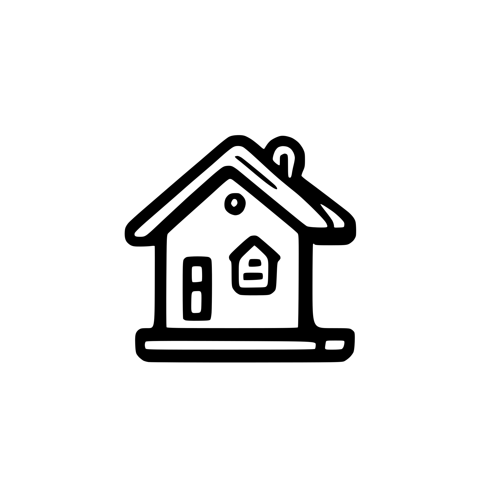 AI-generated SVG of 'Home 2d icon modern'