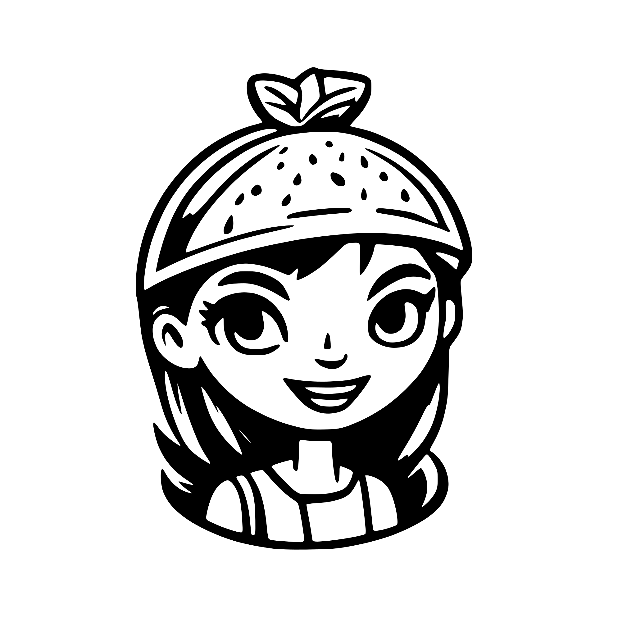 AI-generated SVG of a Créate logo Sin Platano no hay paraiso