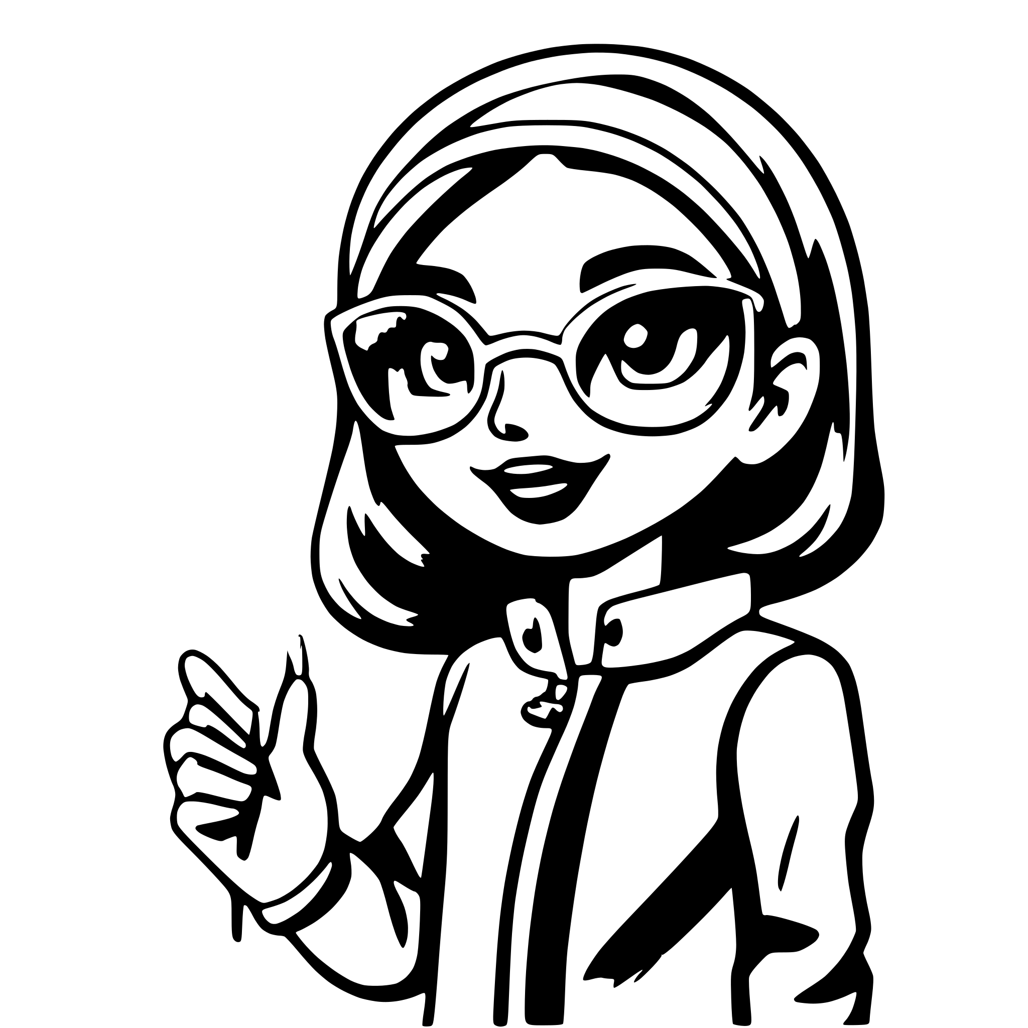 AI-generated SVG of a صورة لفتاة صغيرة تبلغ من العمر 6 سنوات، جالسة على كرسي متحرك.