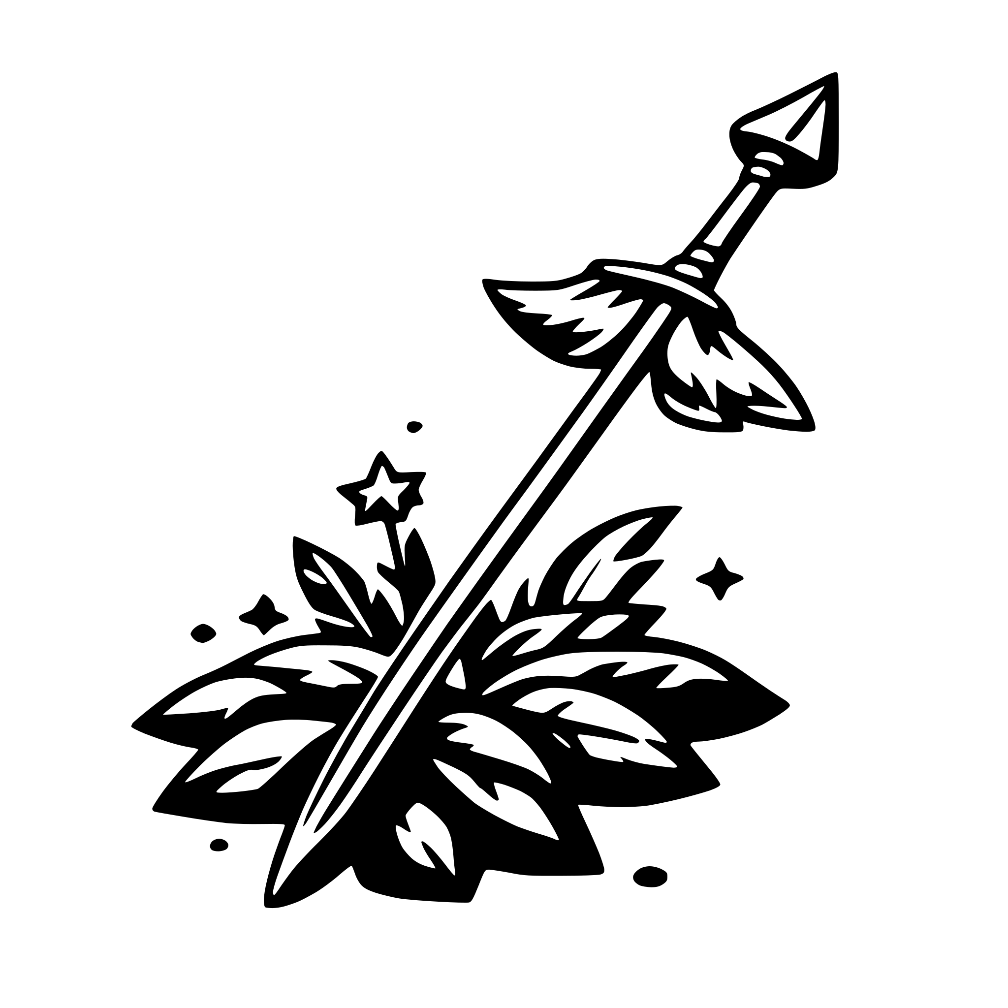 AI-generated SVG of a magic wand