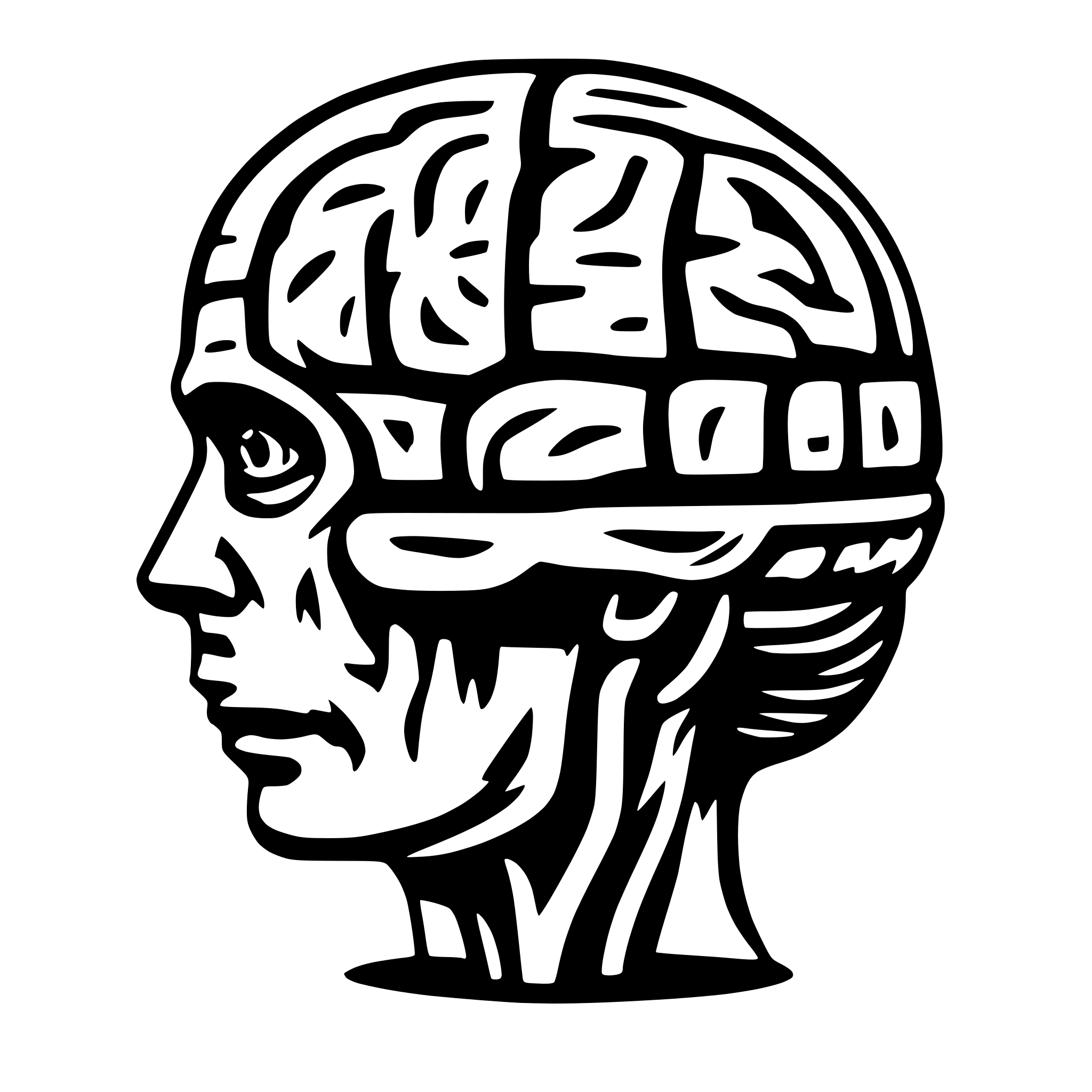 AI-generated SVG of 'brain anatomy'