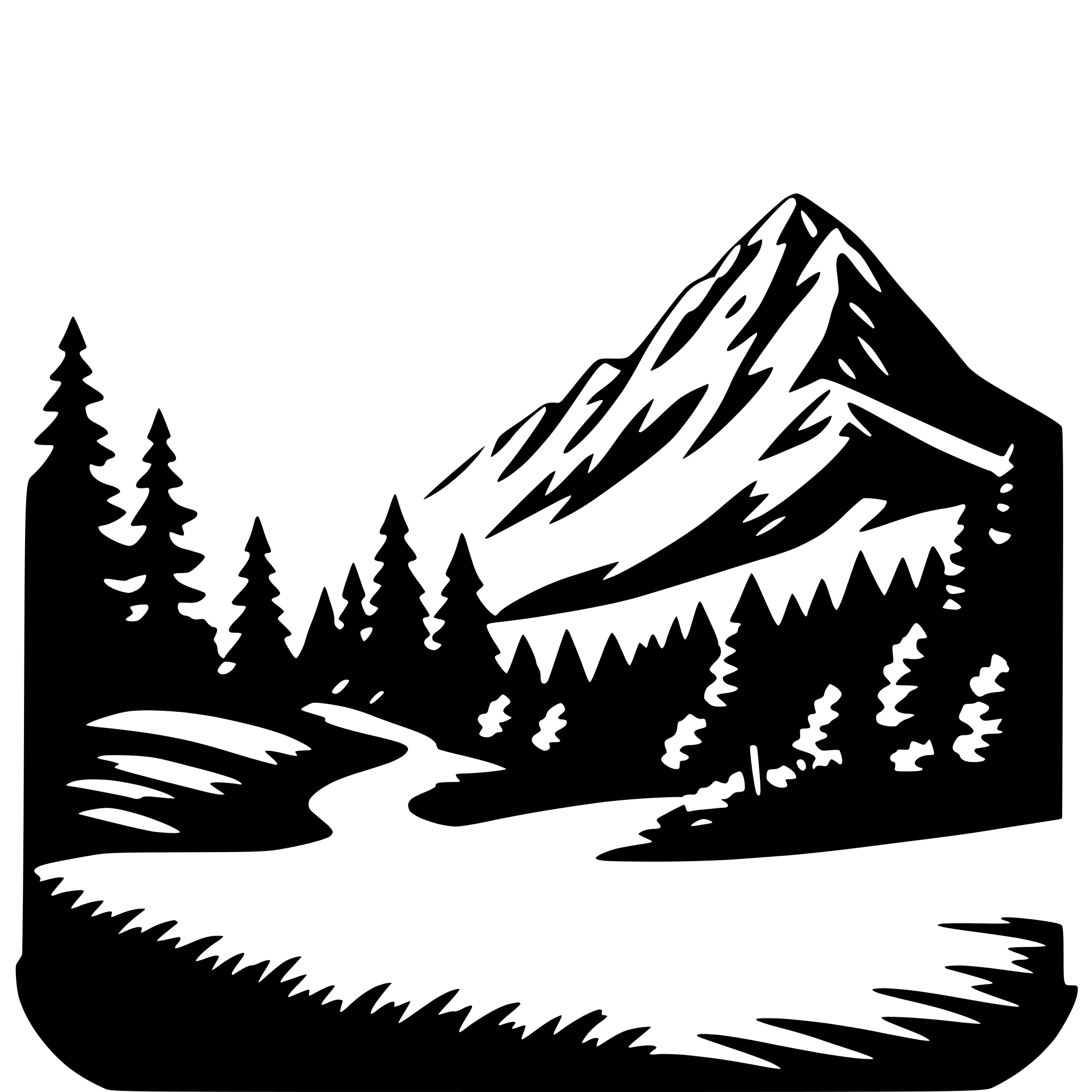 AI-generated SVG of 'mountain vistas'