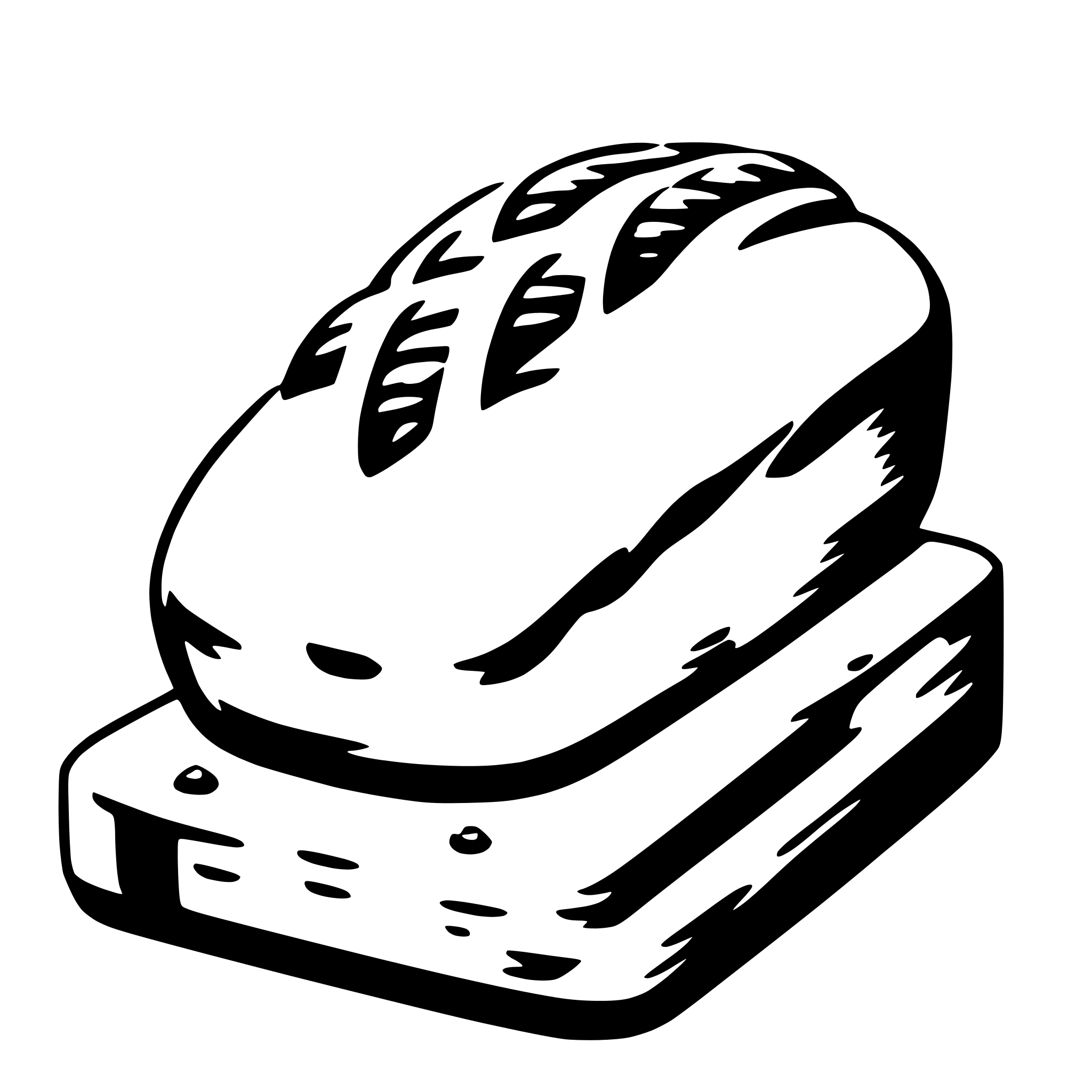 AI-generated SVG of 'bread'