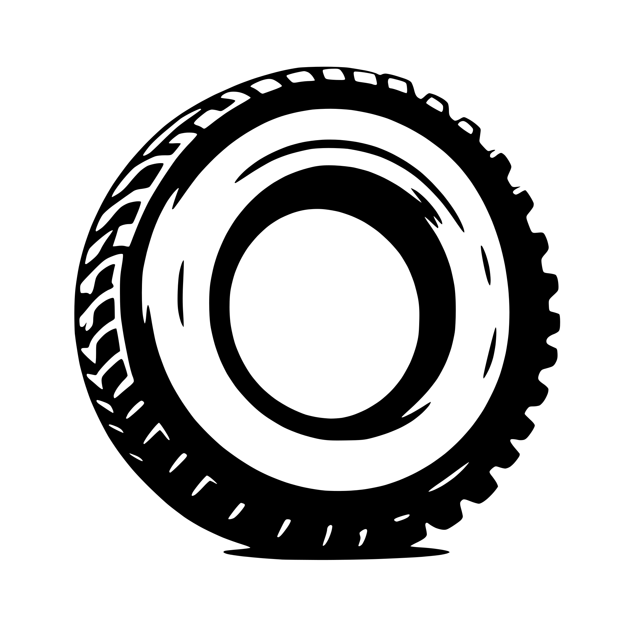 AI-generated SVG of a tire